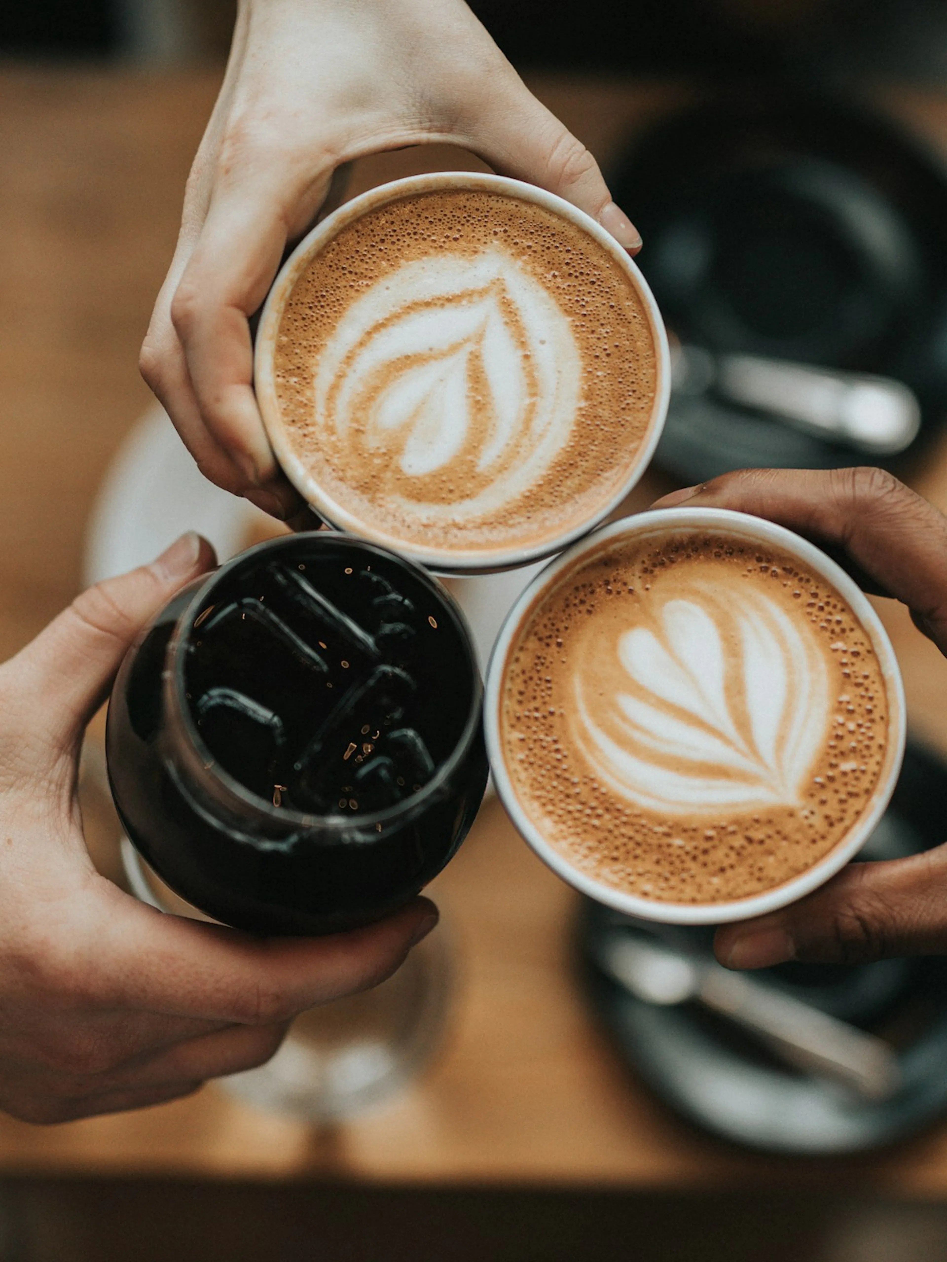 Coffee being poured