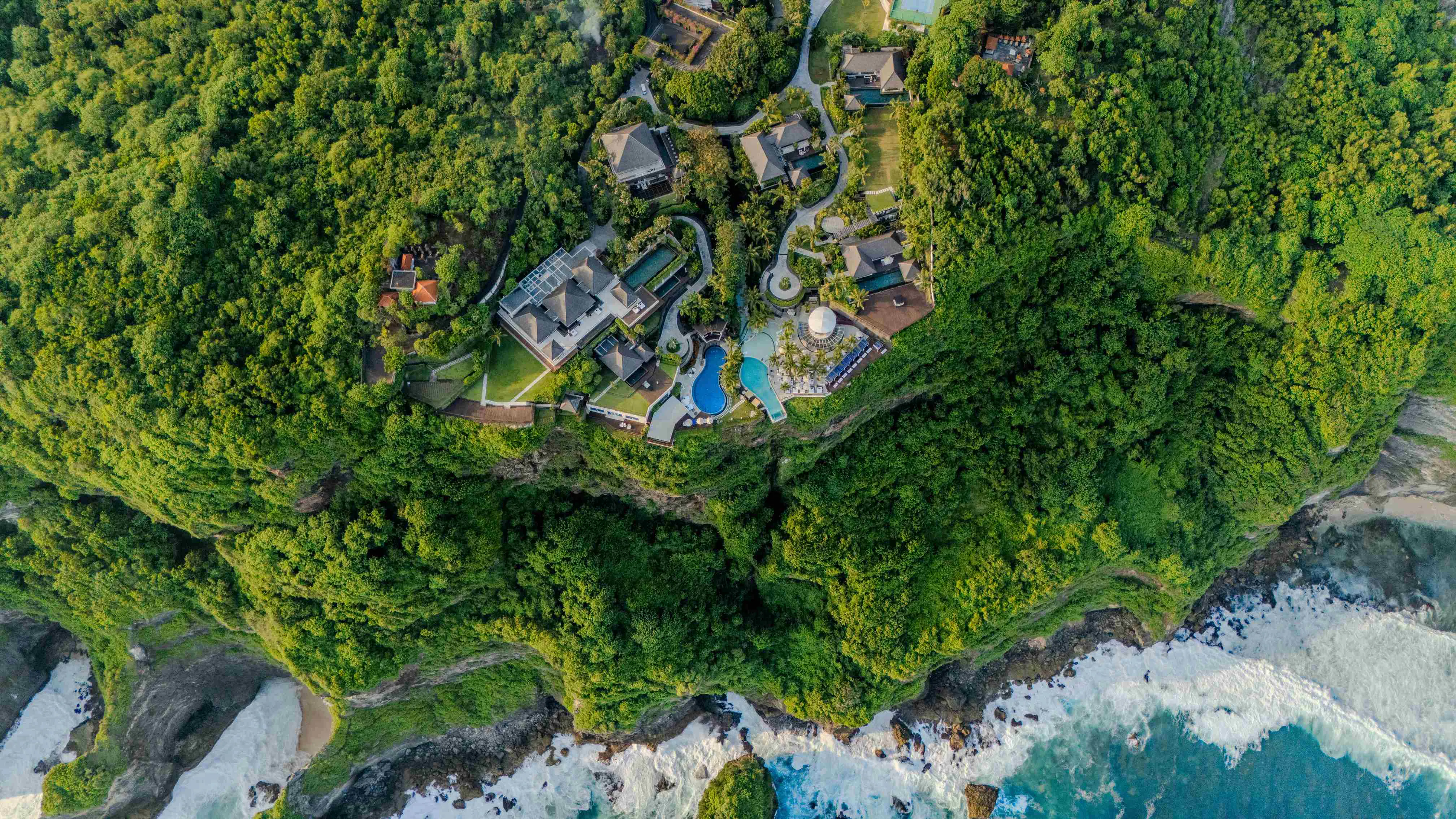 green view aerial the edge