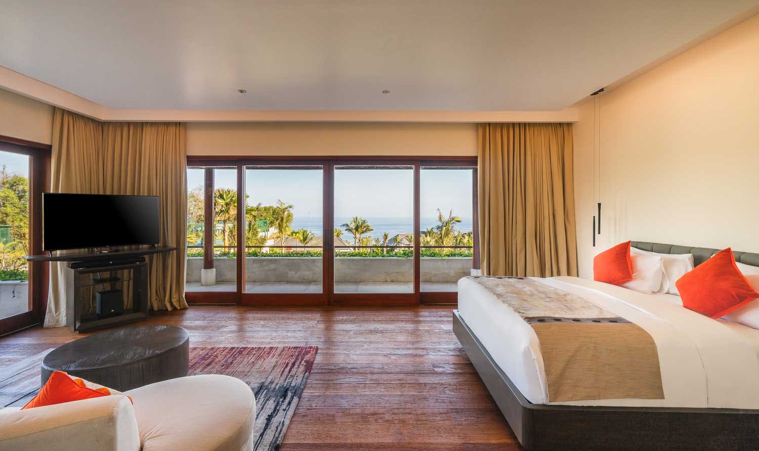 bedroom room of luxurious villa in Uluwatu Bali