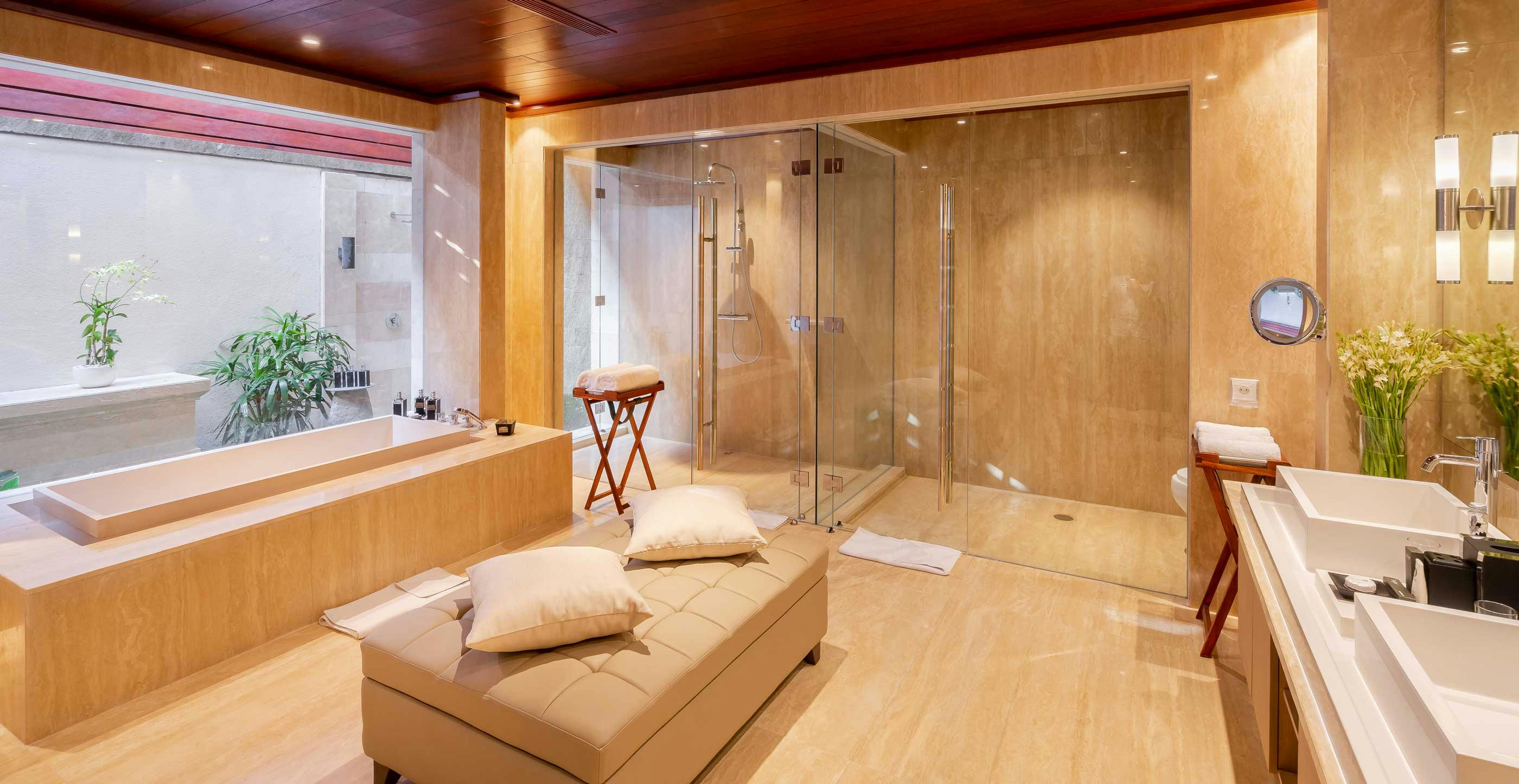 Bathroom of 2-bedroom luxurious villa in Uluwatu Bali
