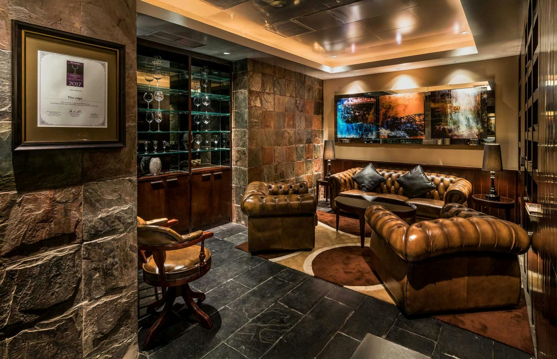 Private cigar room inside luxurious 5 bedroom villa in Uluwatu Bali