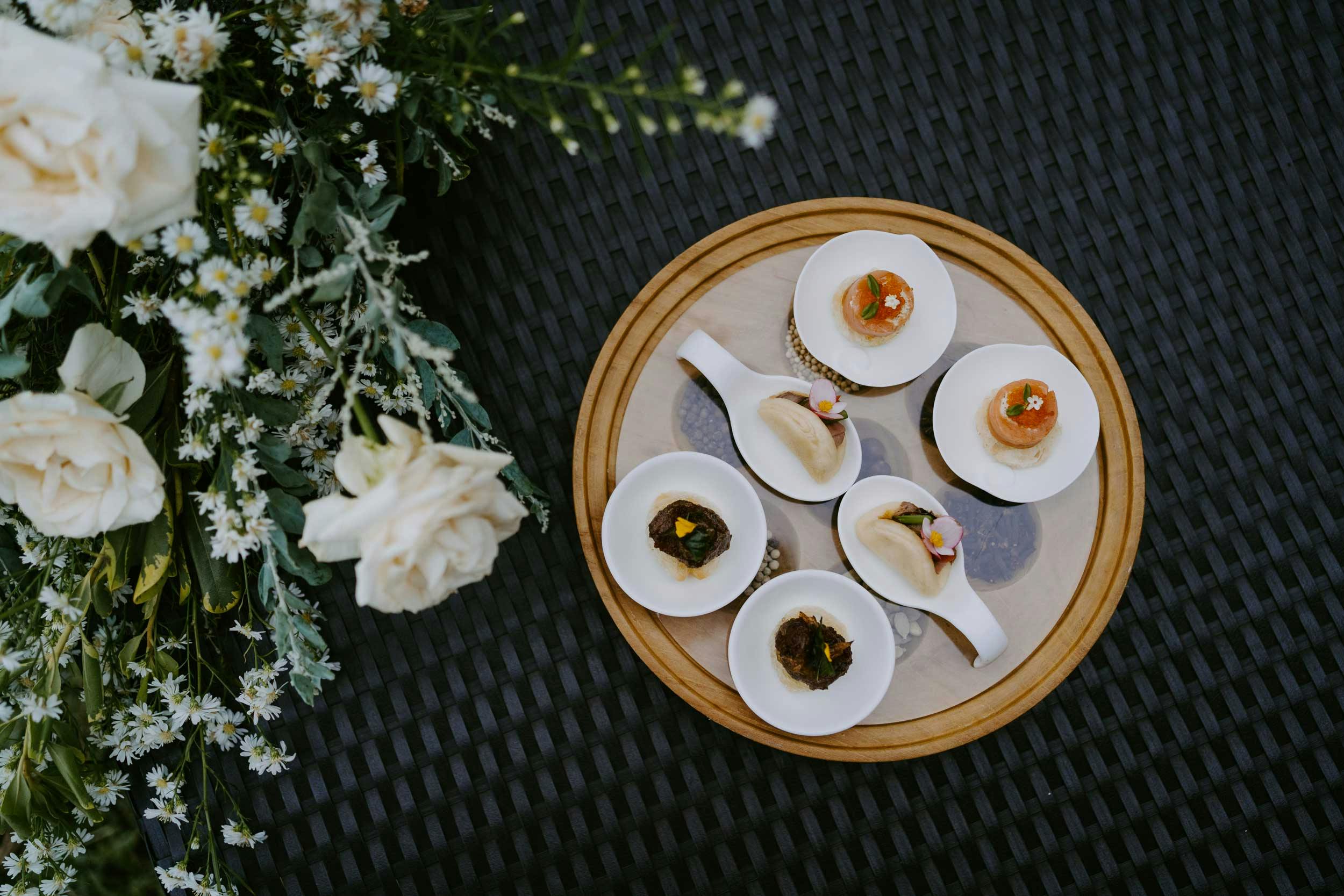 delicious wedding tapas