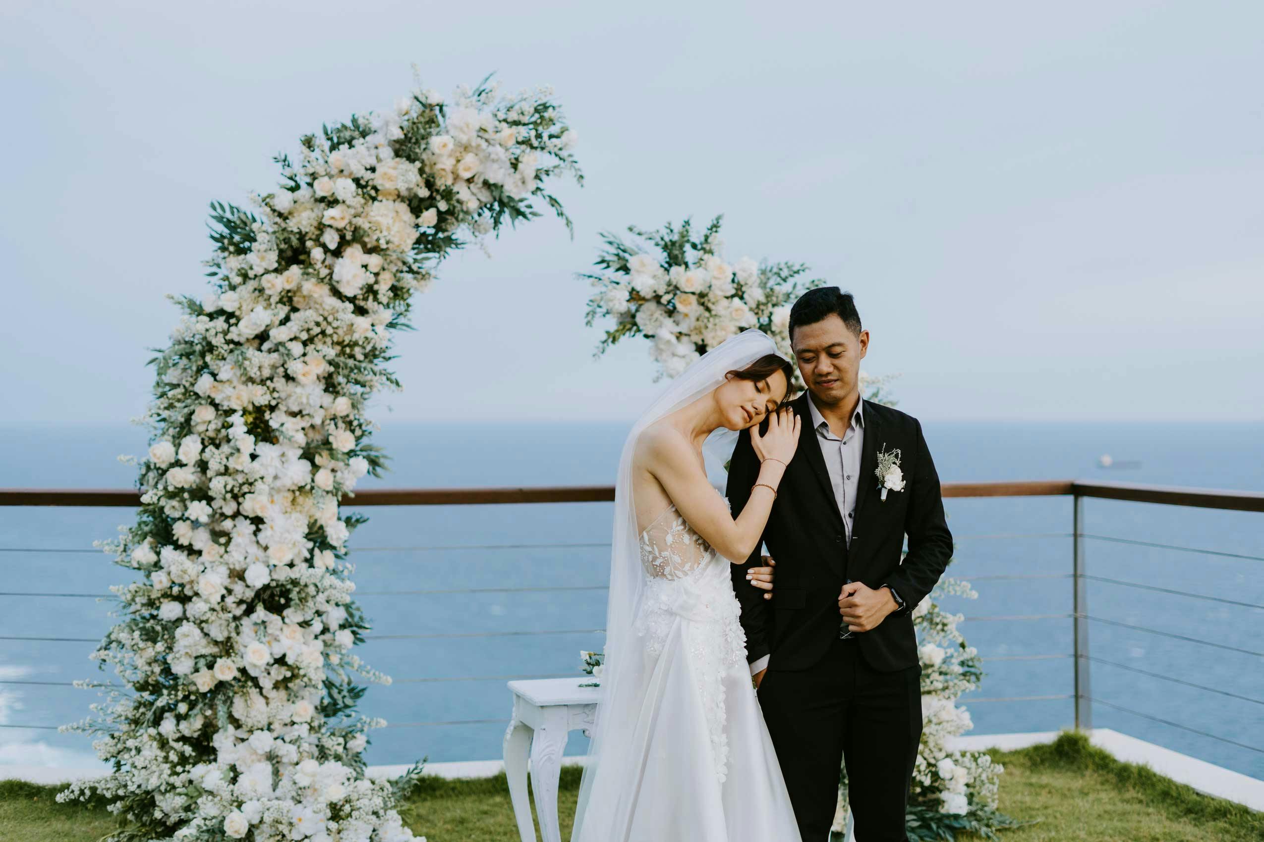 beautiful wedding venue with panoramic ocean views