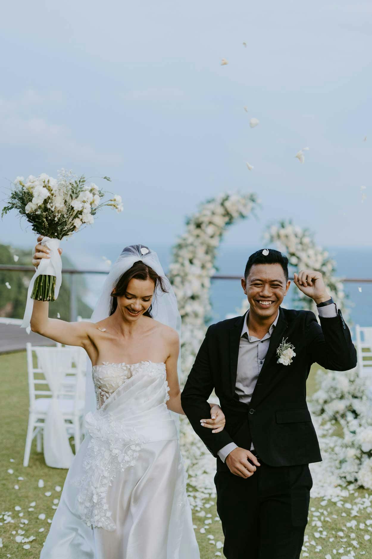beautiful wedding venue with panoramic ocean views