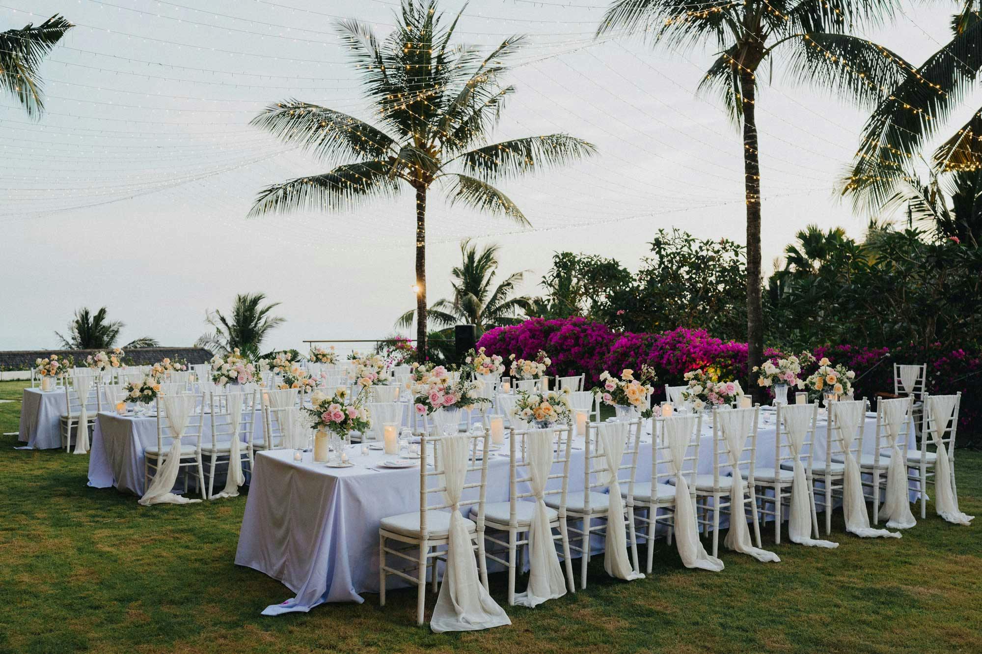 beautiful wedding venue in Bali with panoramic ocean views