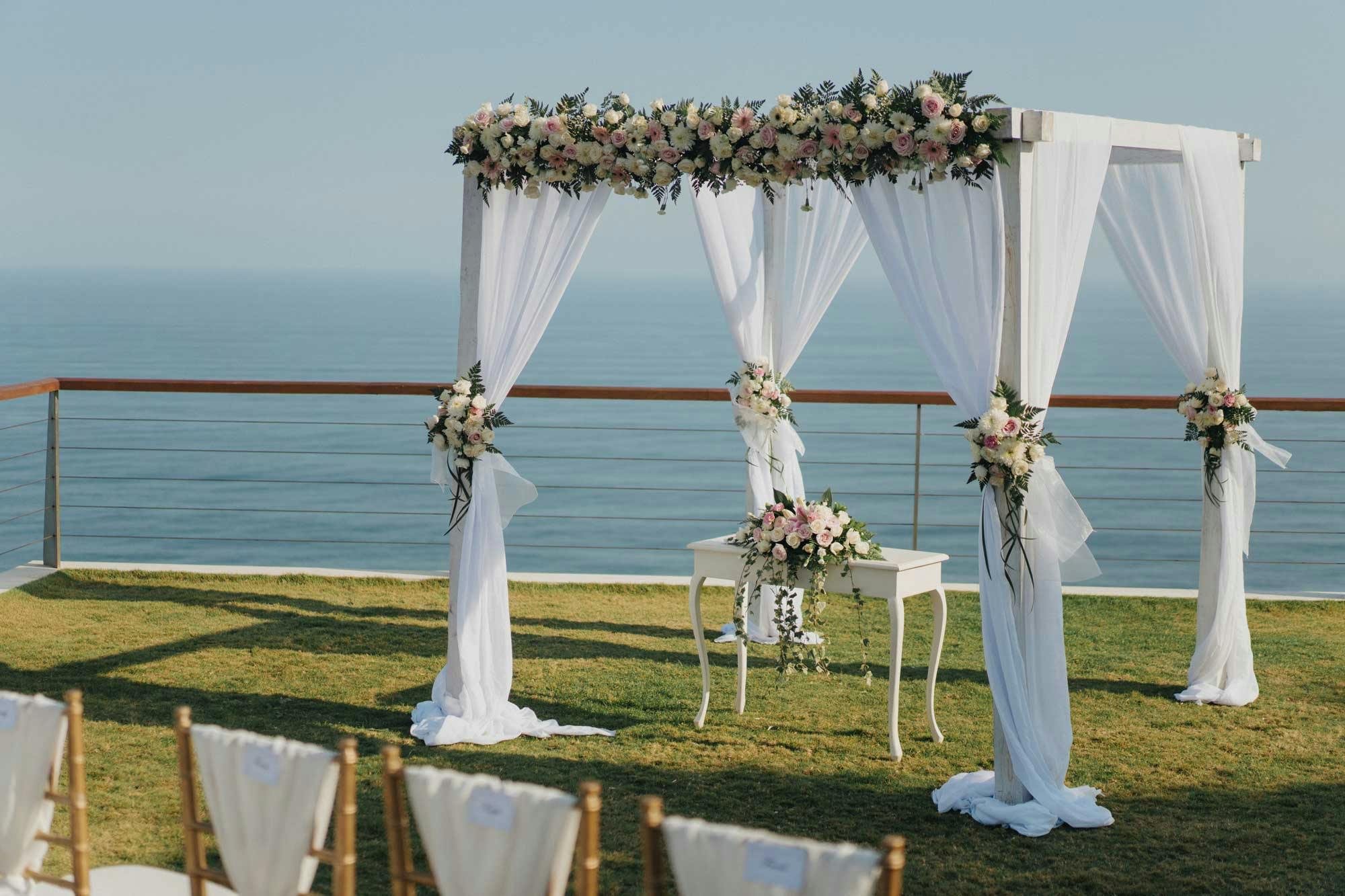 Ceremony at The villa