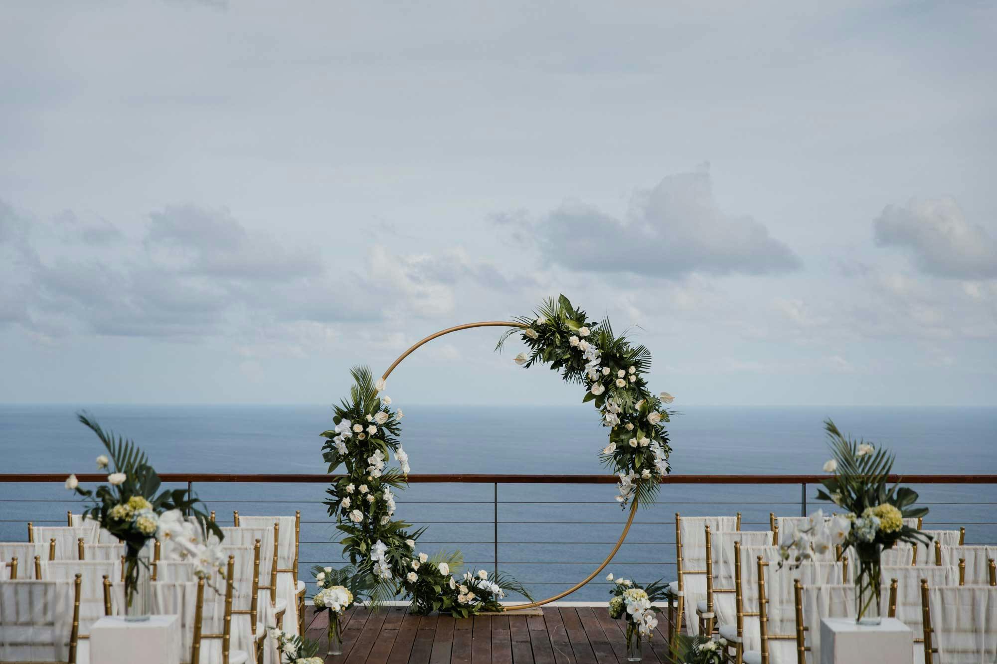 Ceremony at The villa
