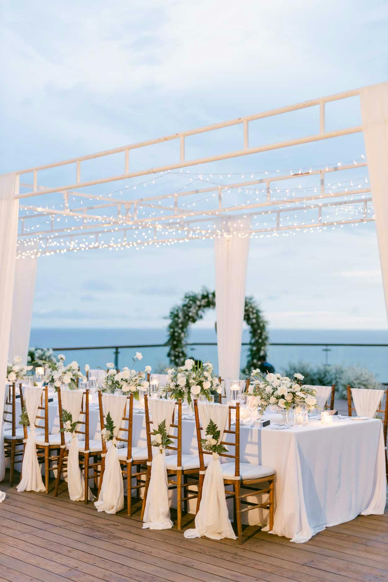 beautiful wedding venue in Bali with panoramic ocean views