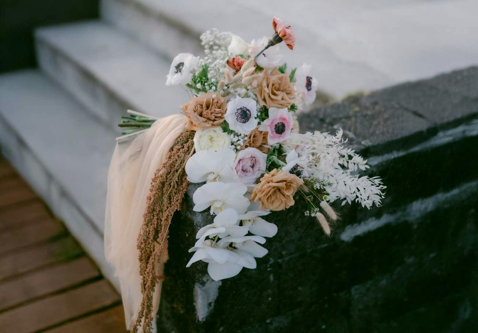 The wedding bouquet