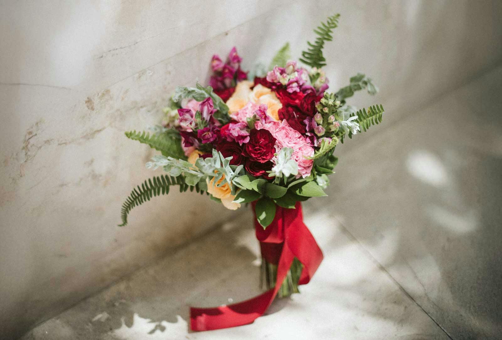 The wedding bouquet