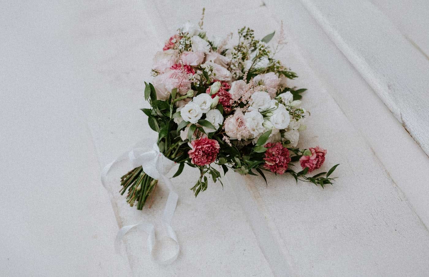 The wedding bouquet