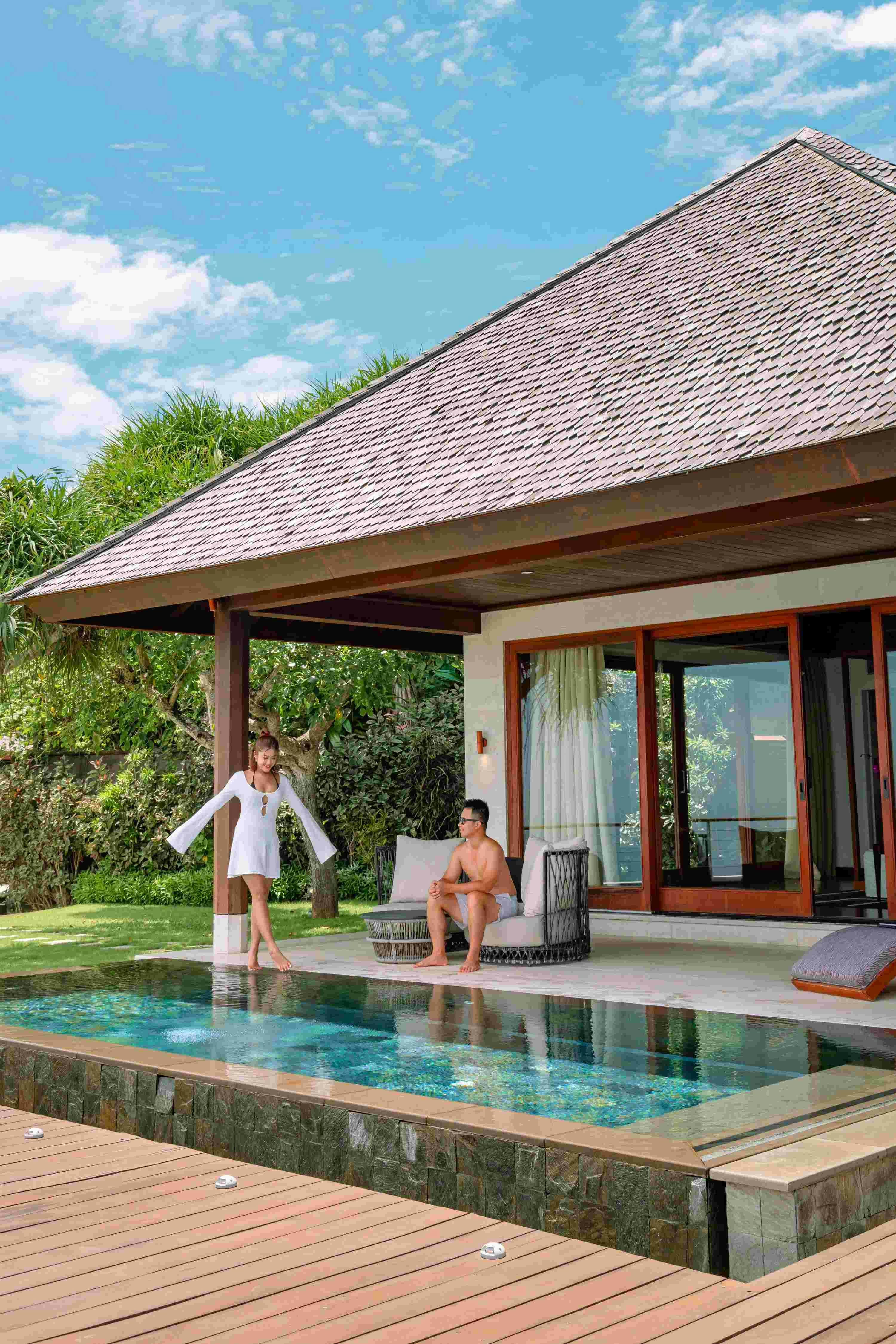 The villa 