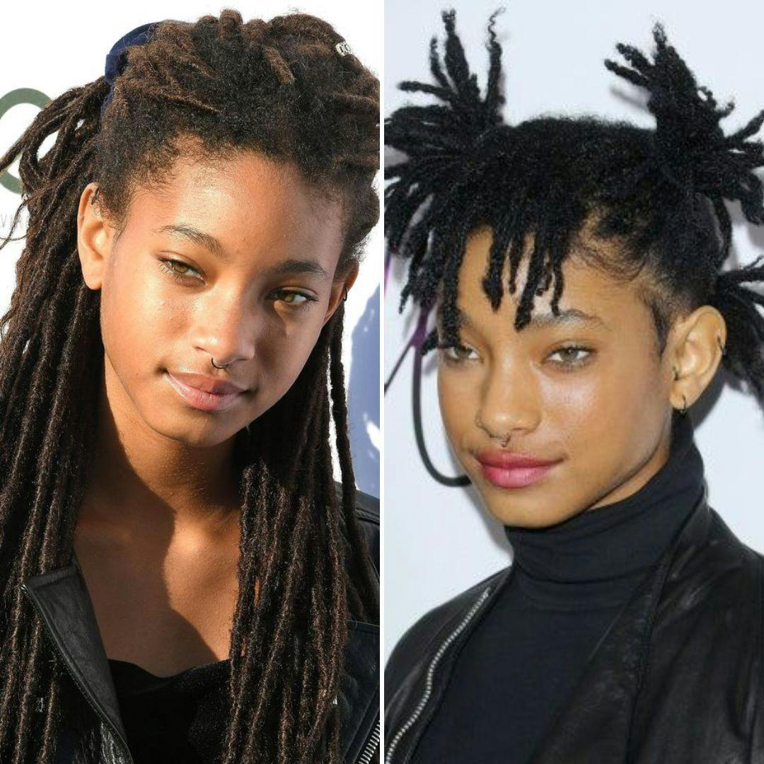 Willow Smith Experimenting with locs 