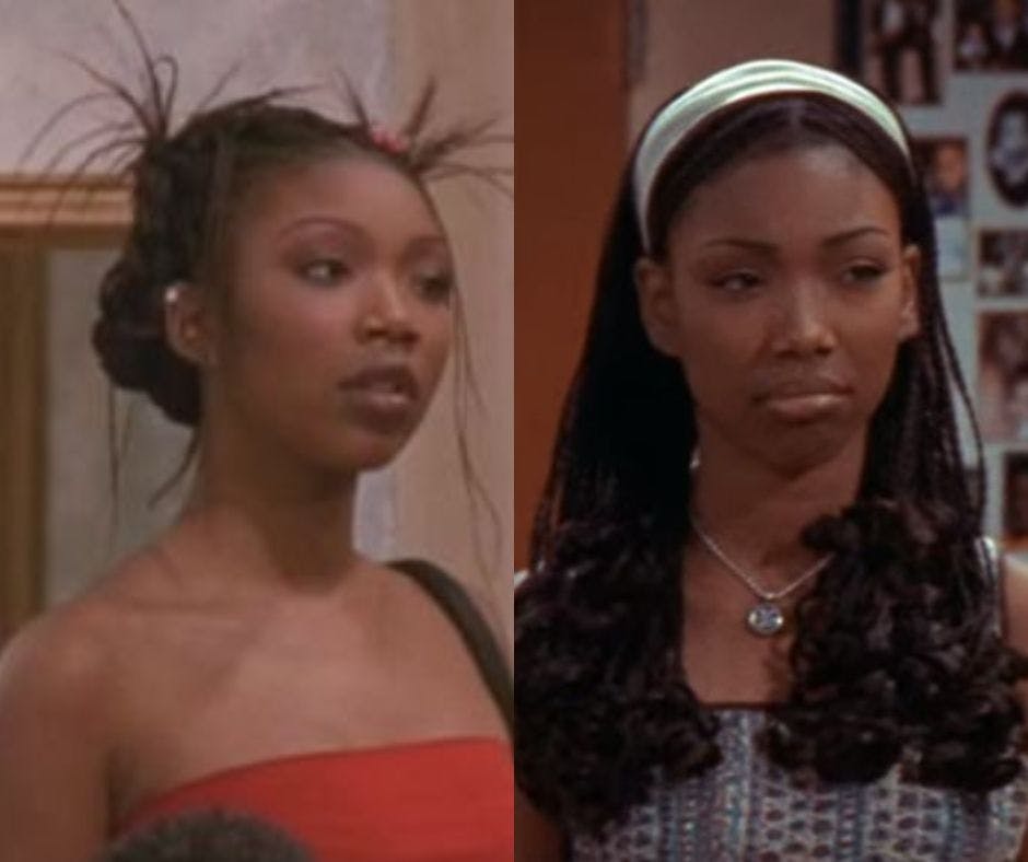 Brandy in Moesha Accessorised braids