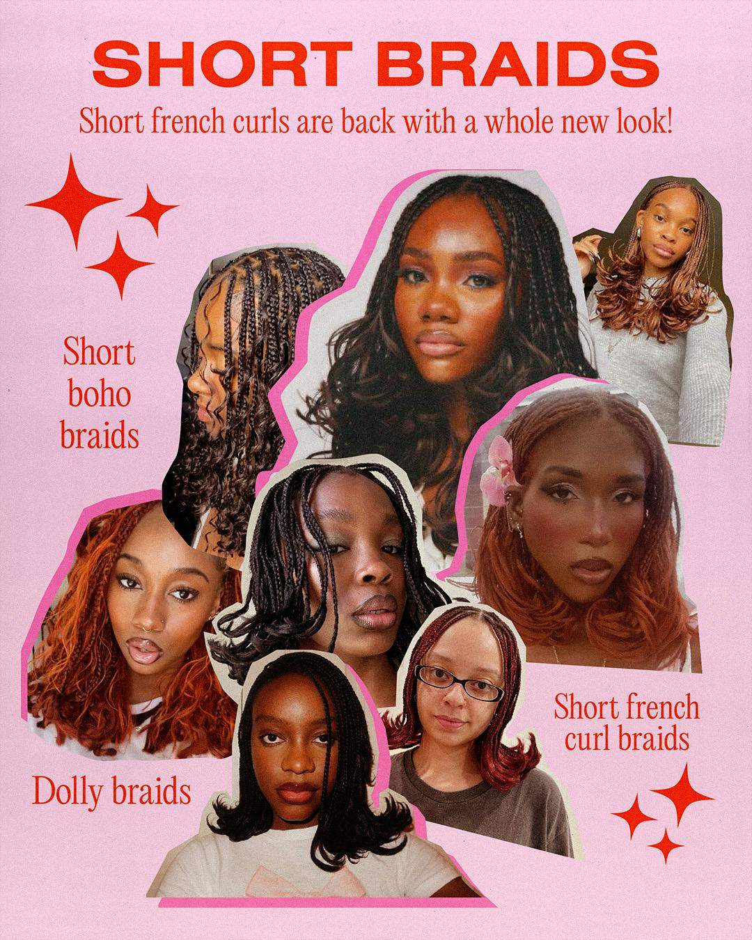 Dolly Braids fall/winter hairstyle for blackwomen 