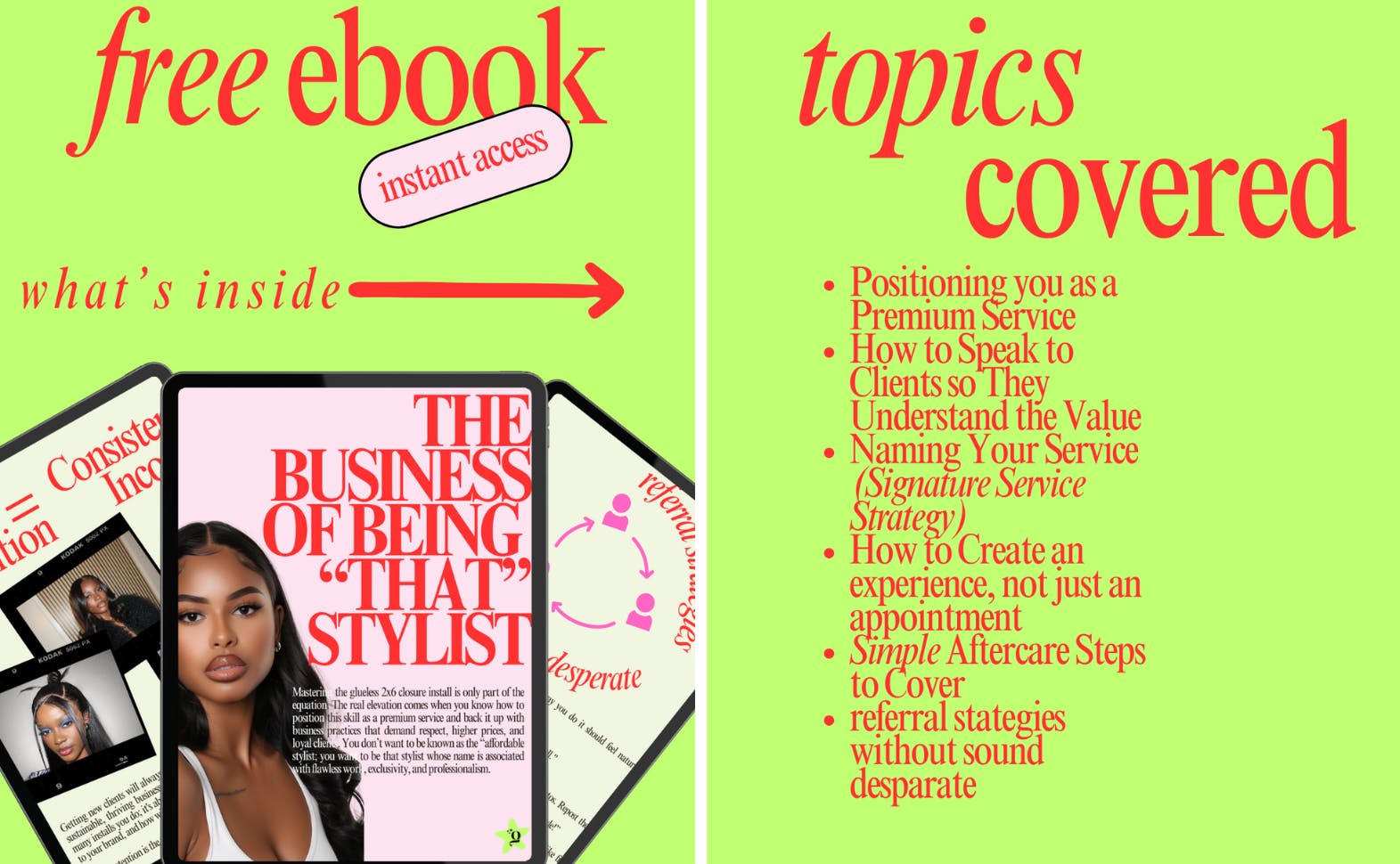 The Business of being that stylist 