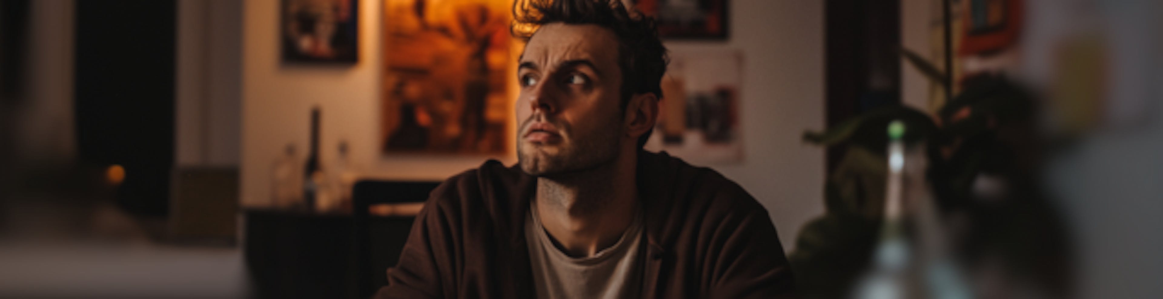 man looking off into the distance