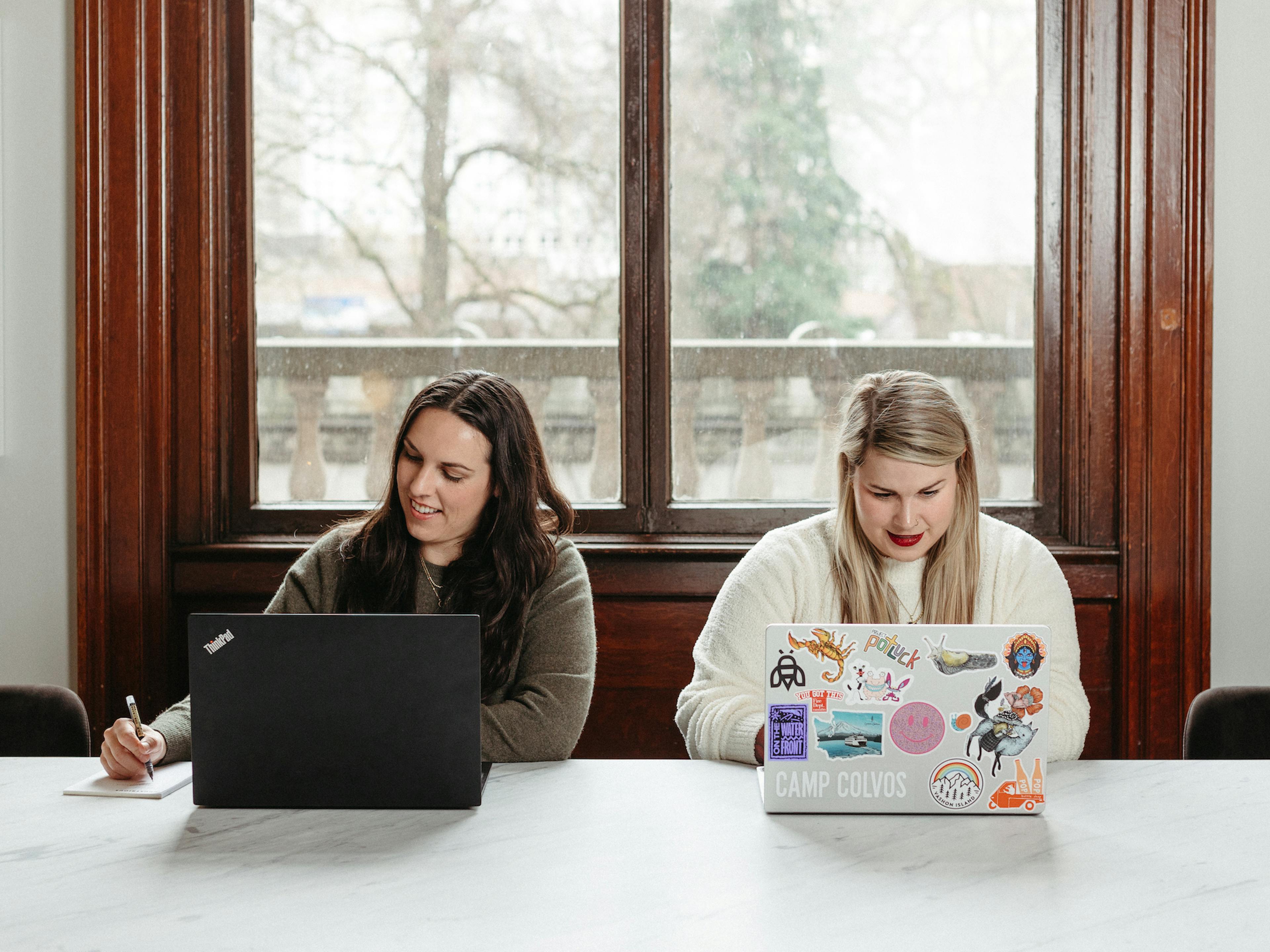 The Impact Collective founders working hard
