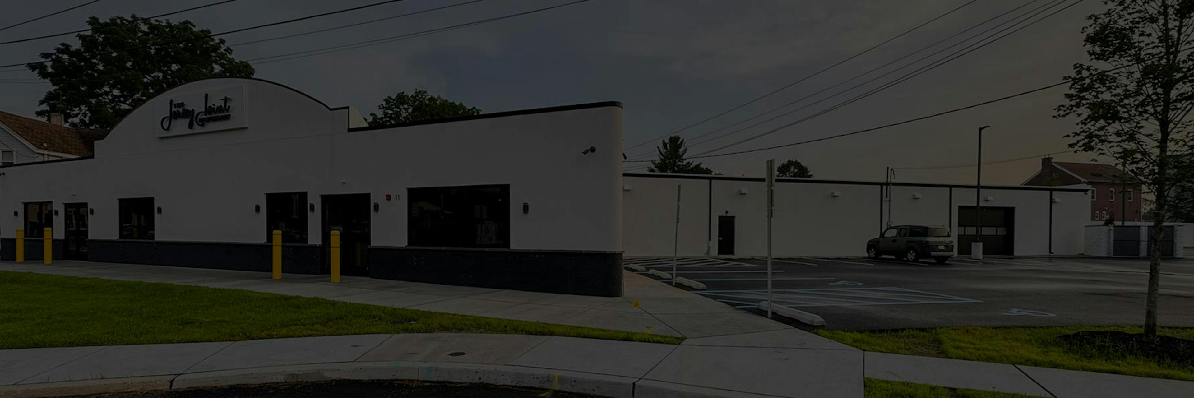 Front view of the Jersey Joint building
