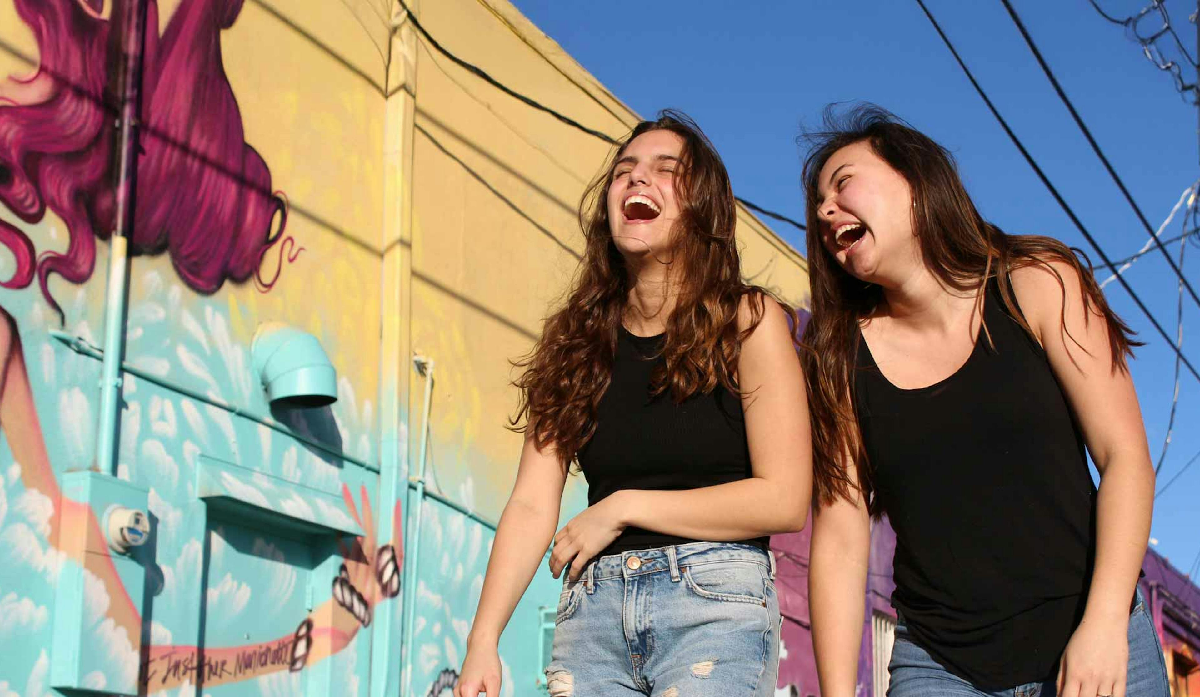 women laughing