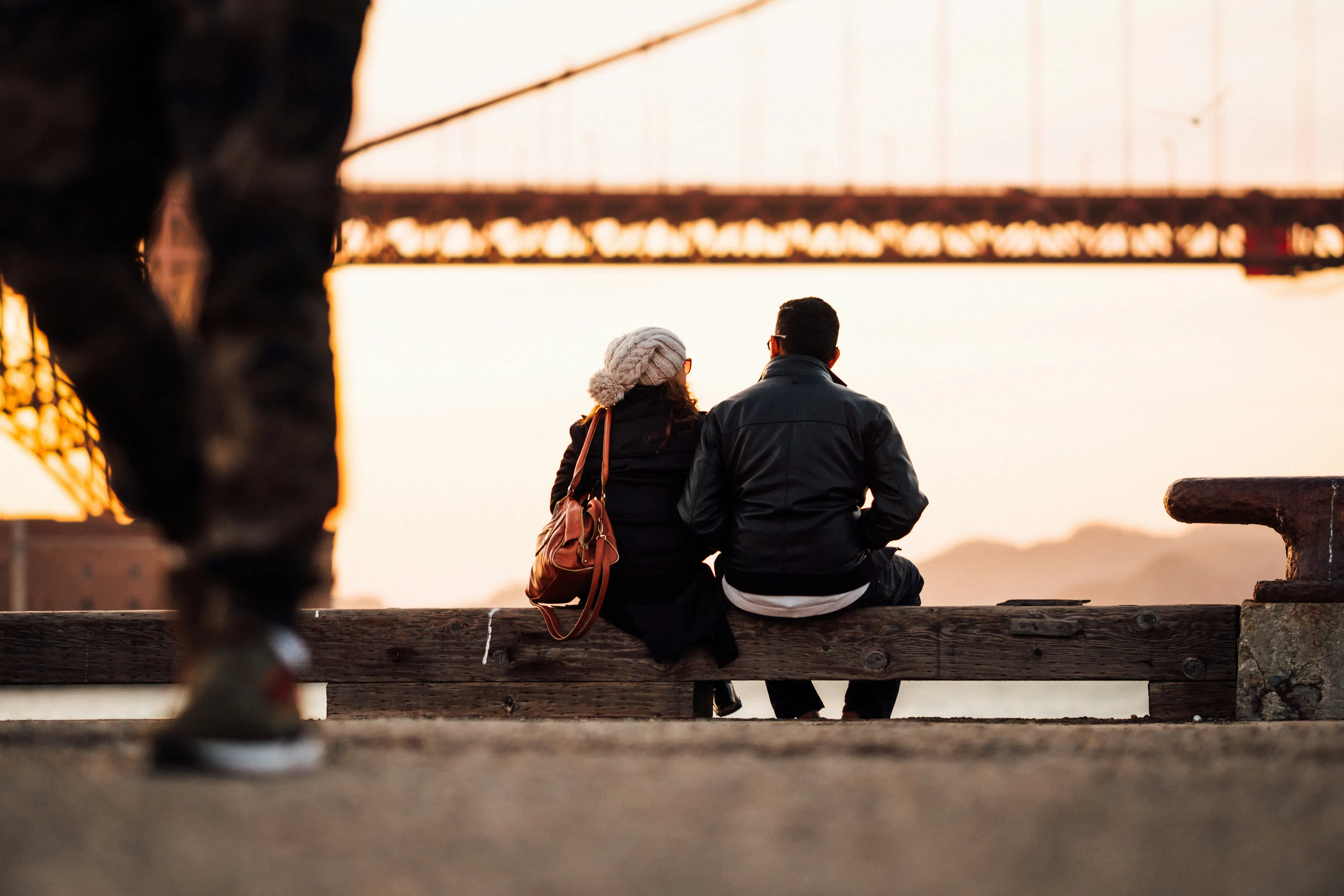 Picture of couple having first date