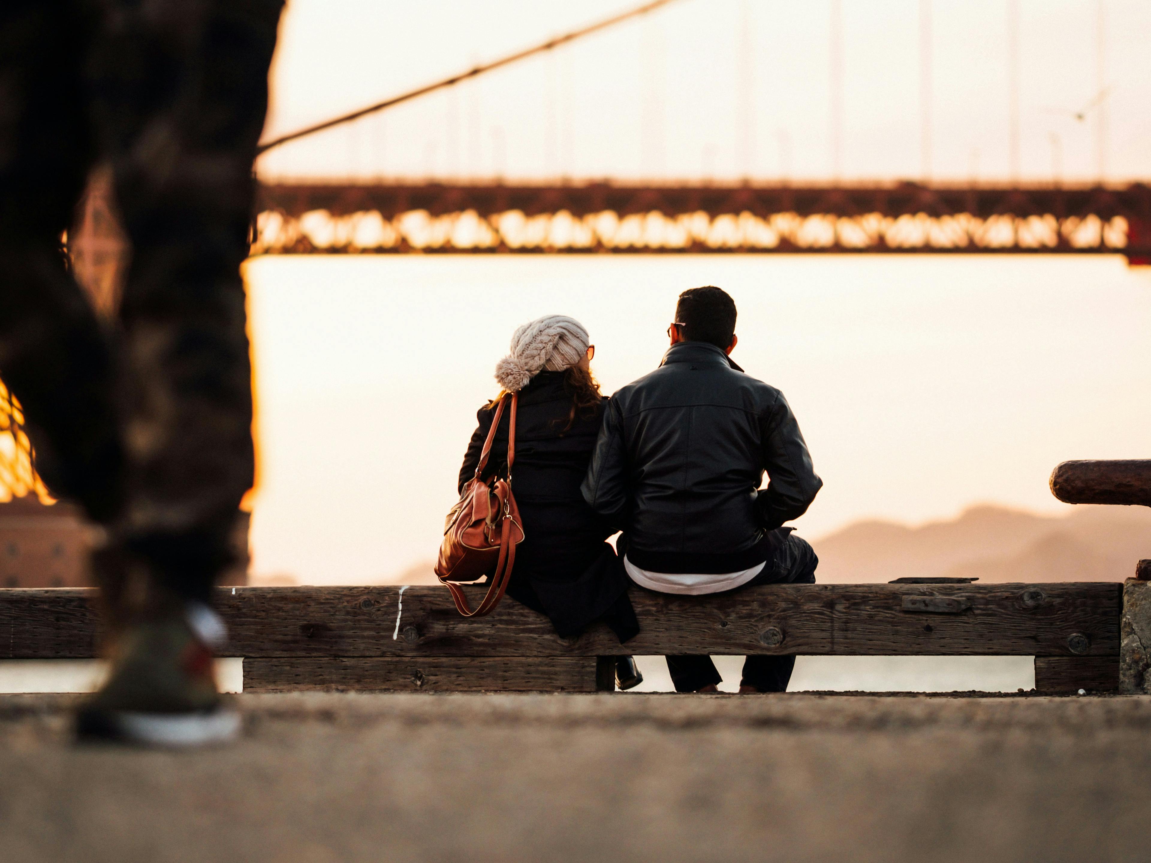 Picture of couple having first date