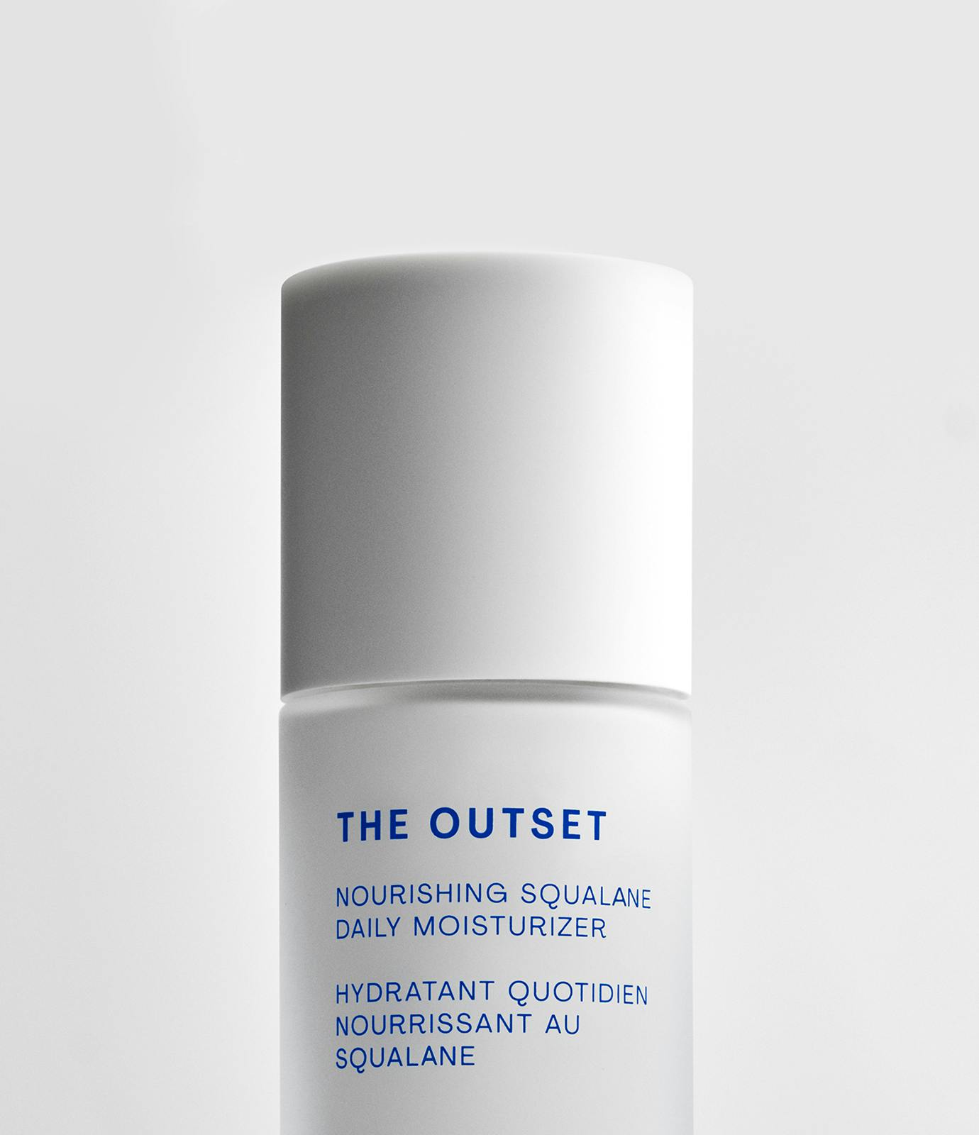 Photo of The Outset's Nourishing Squalane Daily Moisturizer bottle