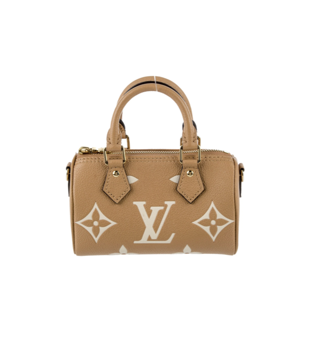 Bicolor Monogram Giant Empreinte Nano Speedy