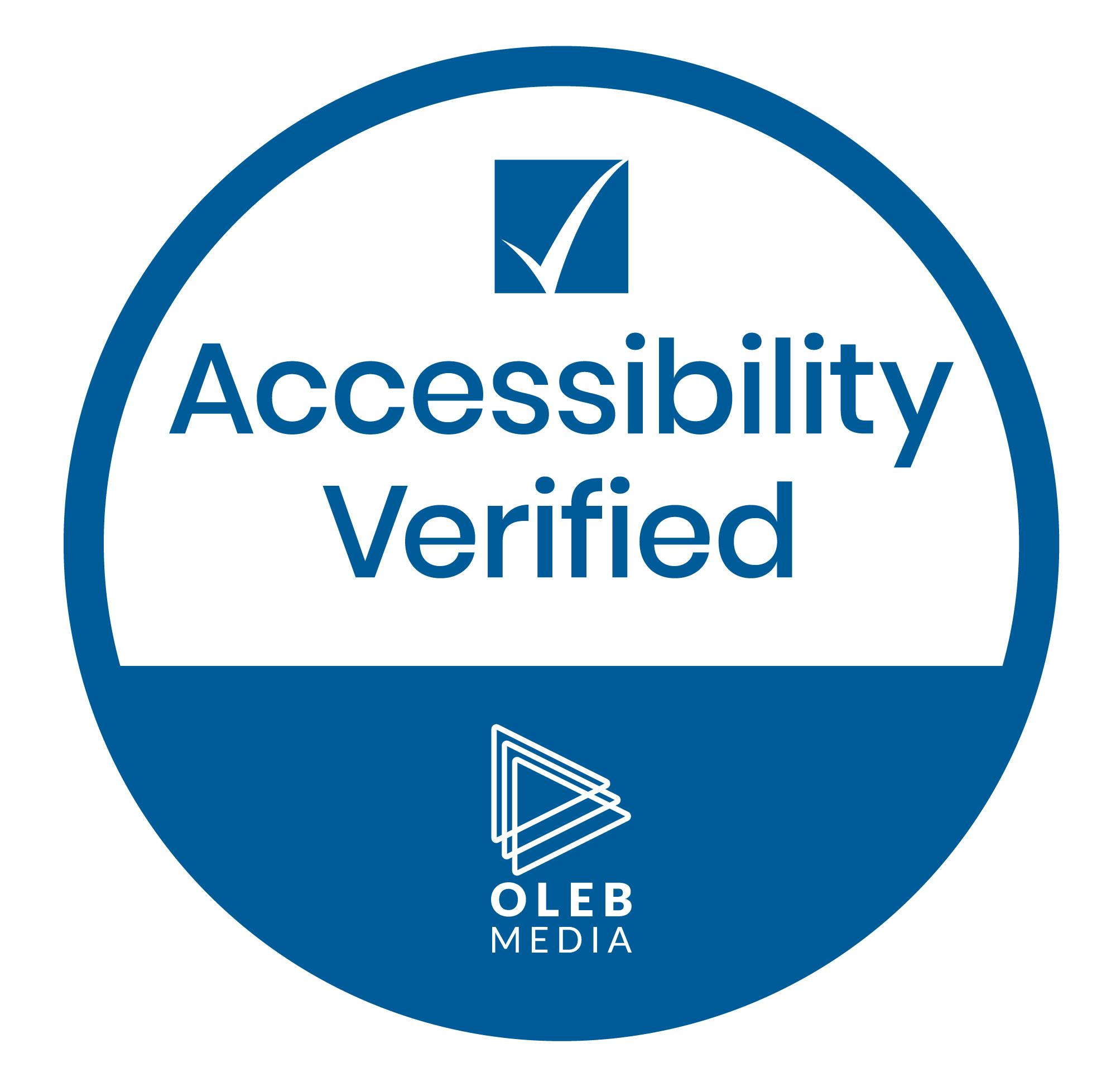 Accessibility Certificate from Oleb Media

