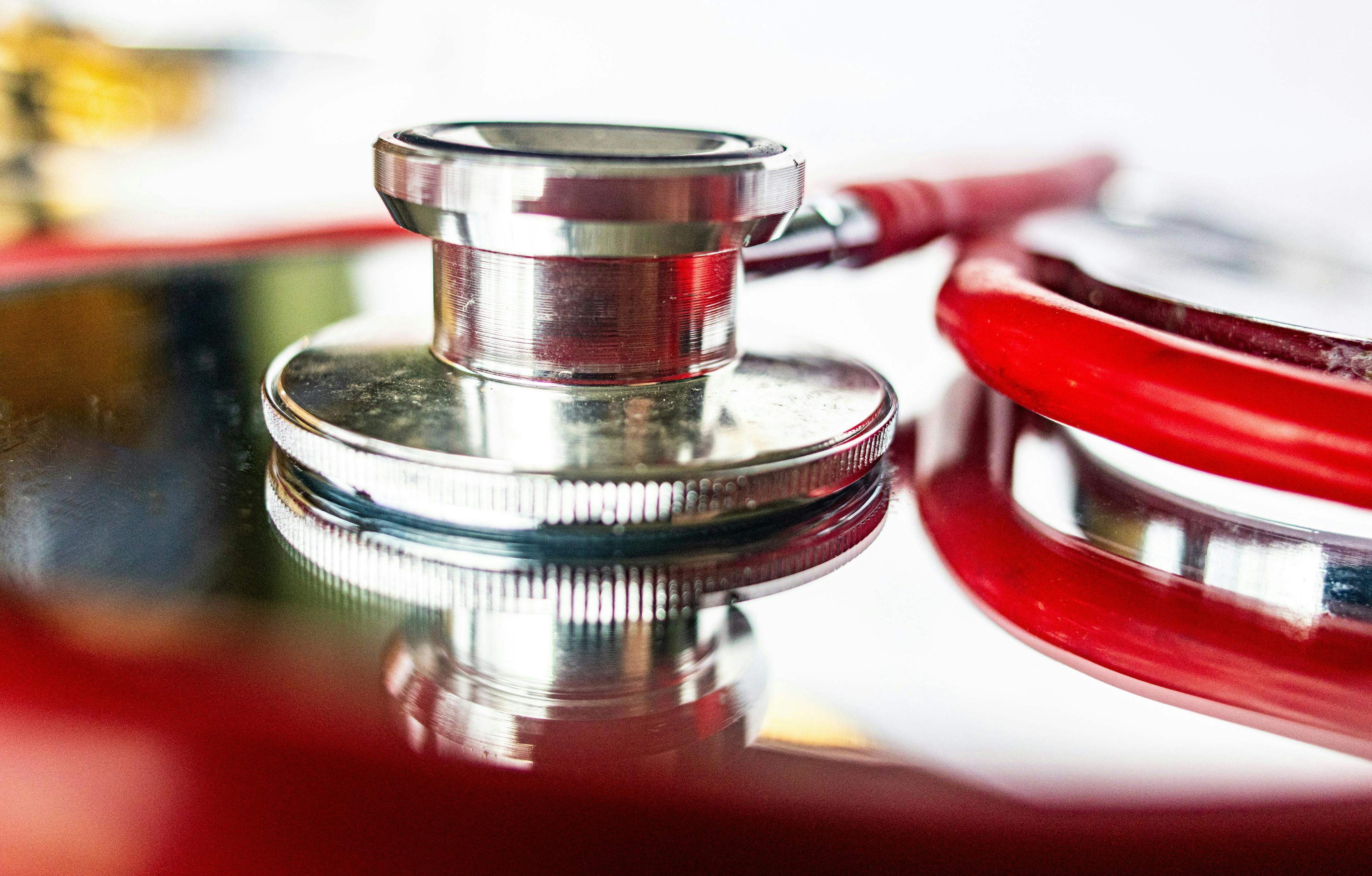 close up of stethoscope