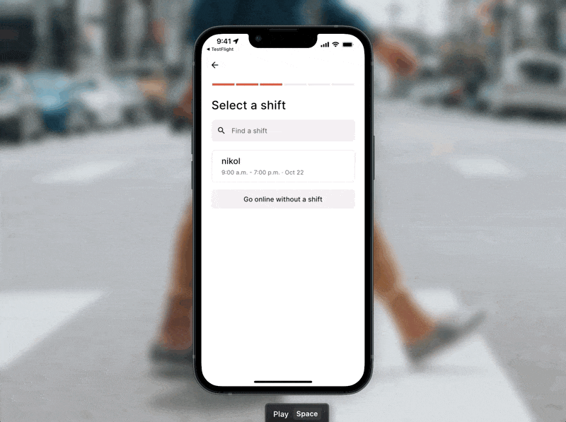 Screenshot of new product updates in action, showing user step by step actions on a mobile phone screen.