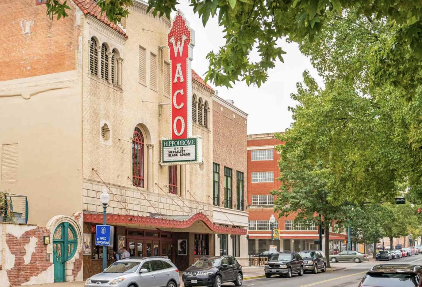 Photo of Waco Texas street. 