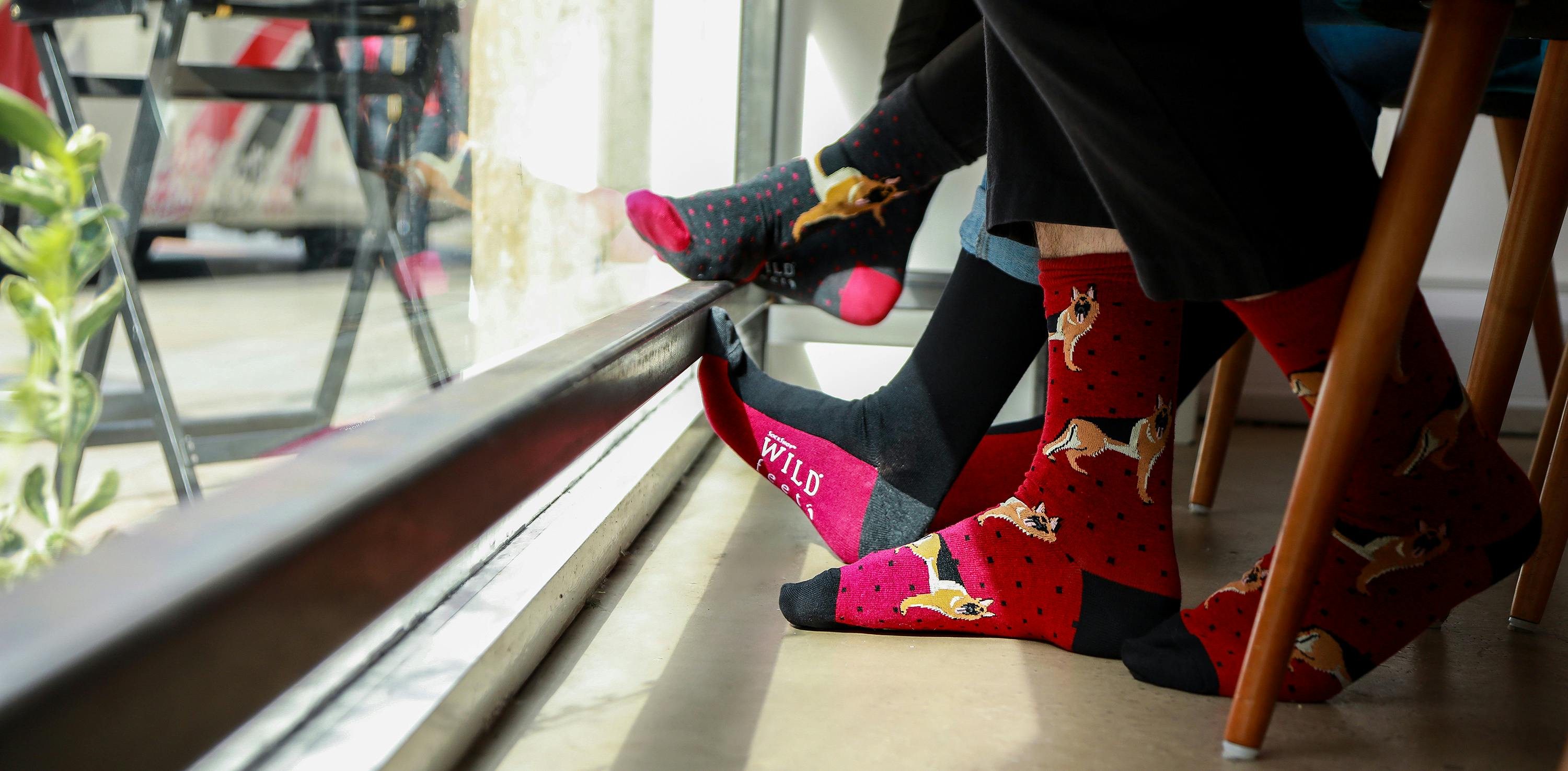 A walk on the wild side: a peek at Wild feet socks