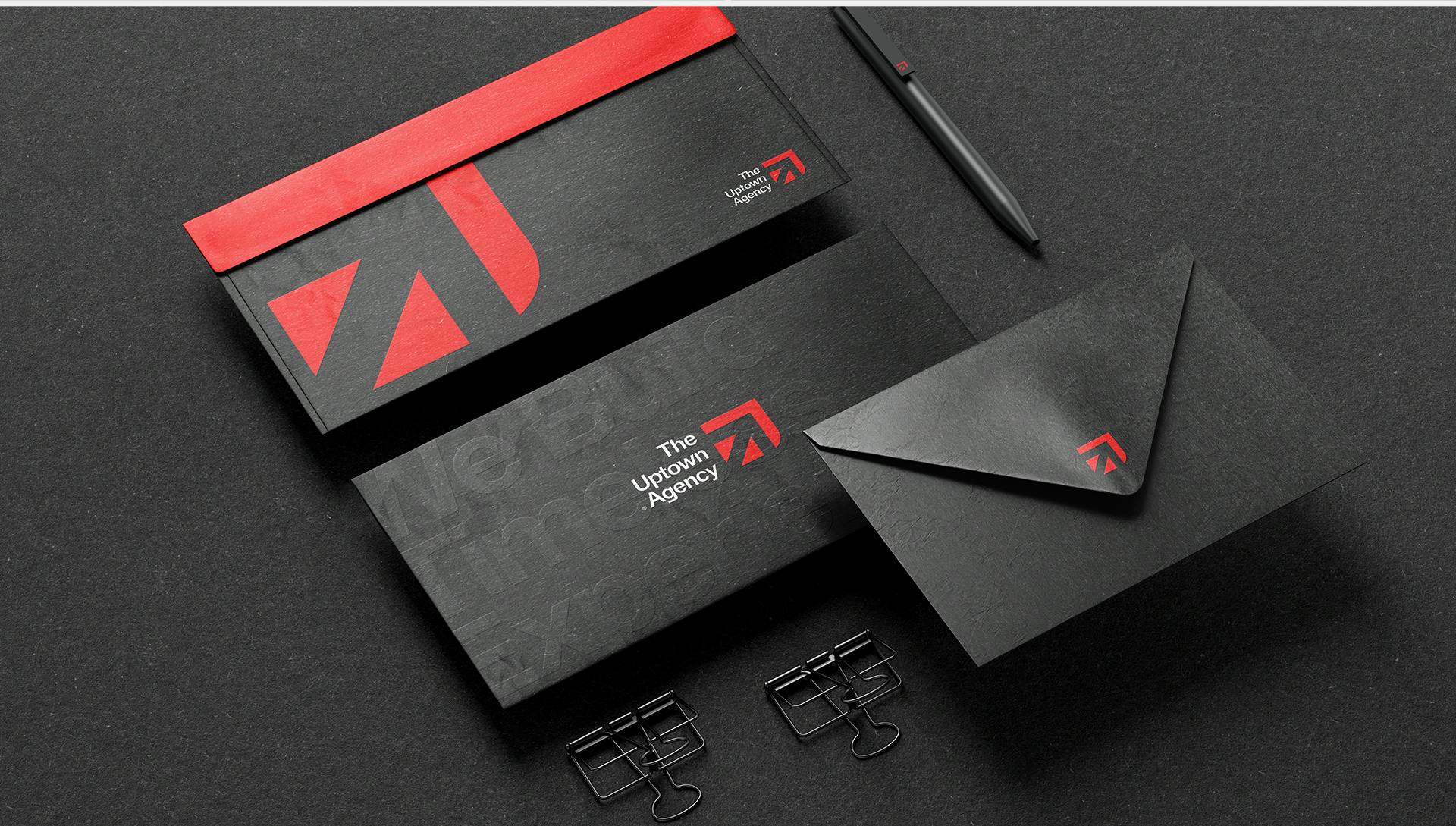 The Uptown Agency Brand Identity Example
