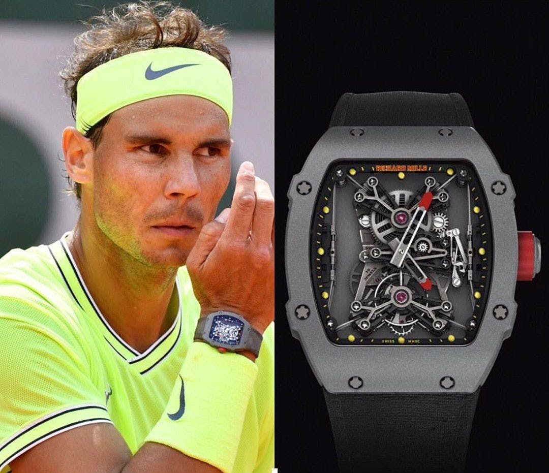 Richard Mille RM027-01 - worn by Rafa Nadal. Picture courtesy of Italian Watch Spotter