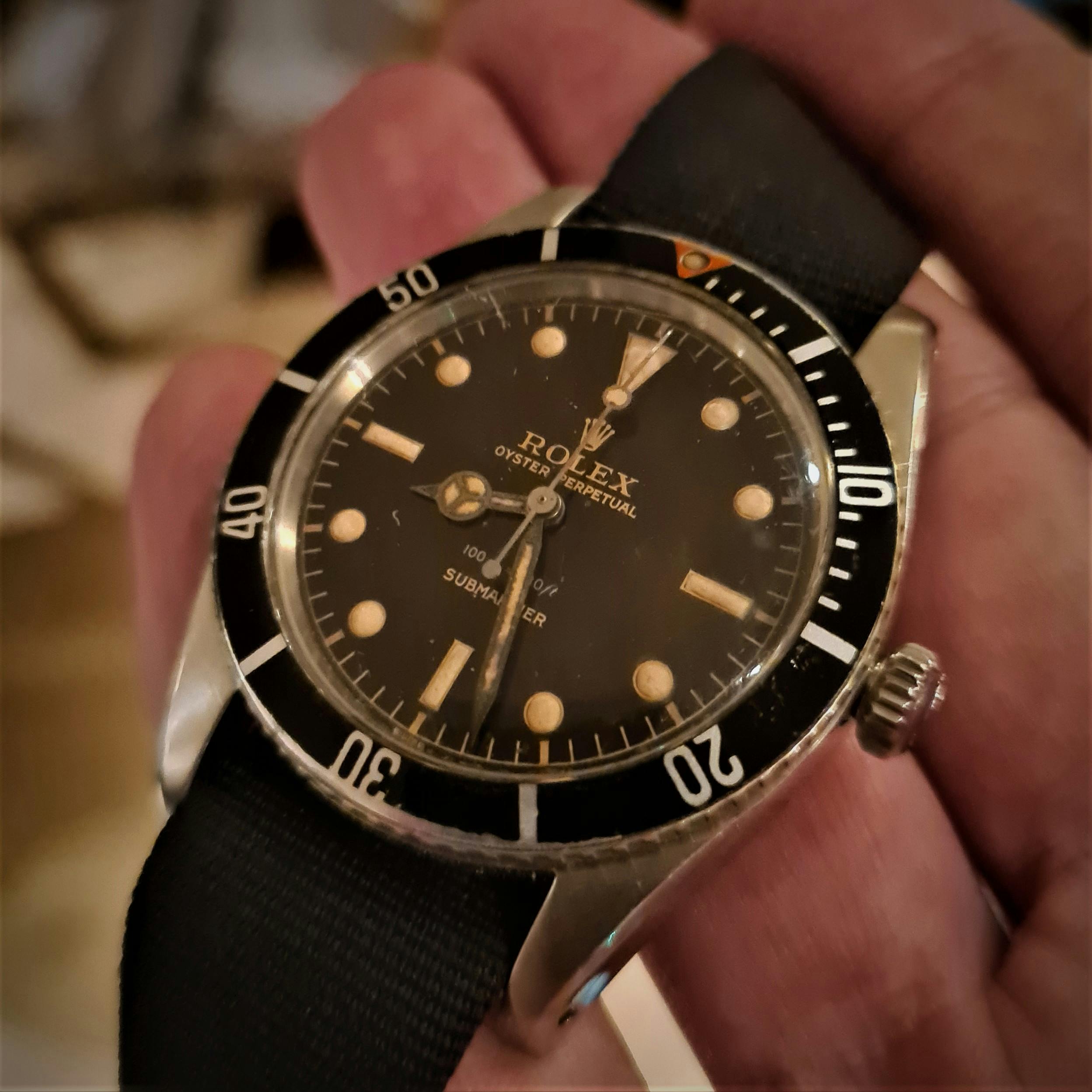 A Rolex very similar to that used in the first three James Bond Films by Sean Connery.
