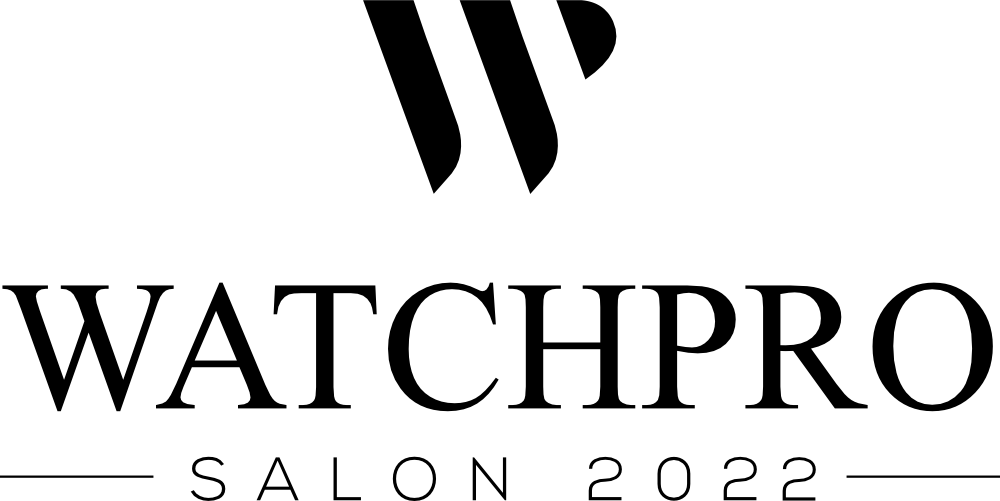 The Watchpro live salon 2022 logo with black W and then the title in two different fonts, one serif and one sans serif
