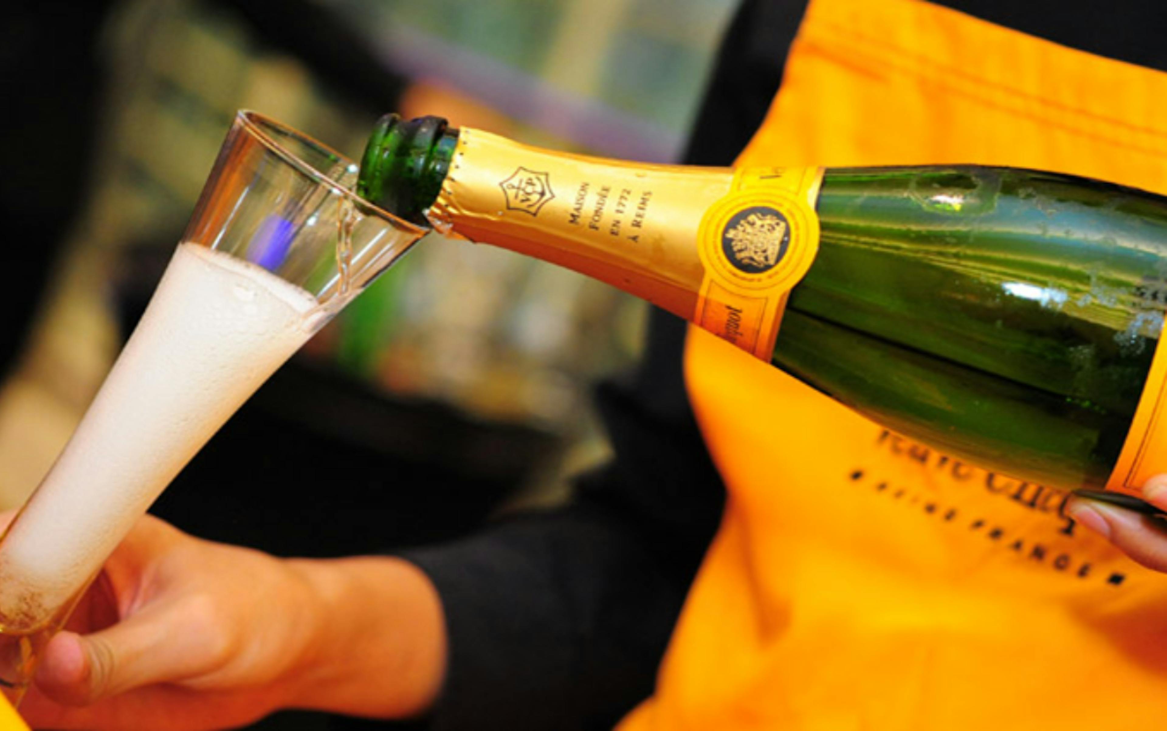 Veuve Clicquot is one of LVMH's Champagne brands