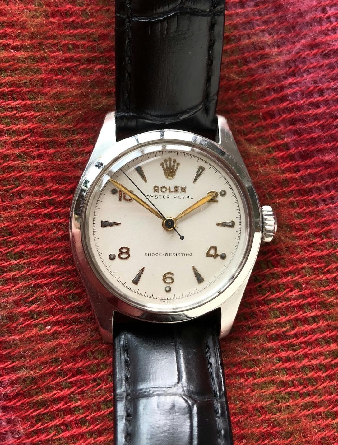 Rolex Oyster waterproof watch from the early 1950s