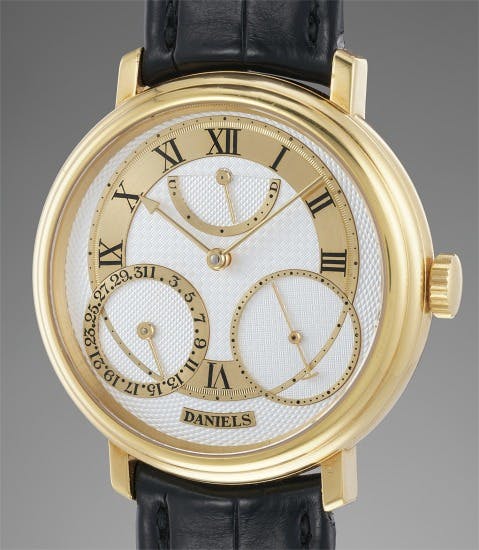A George Daniels watch sold by Phillips Auction house in 2019