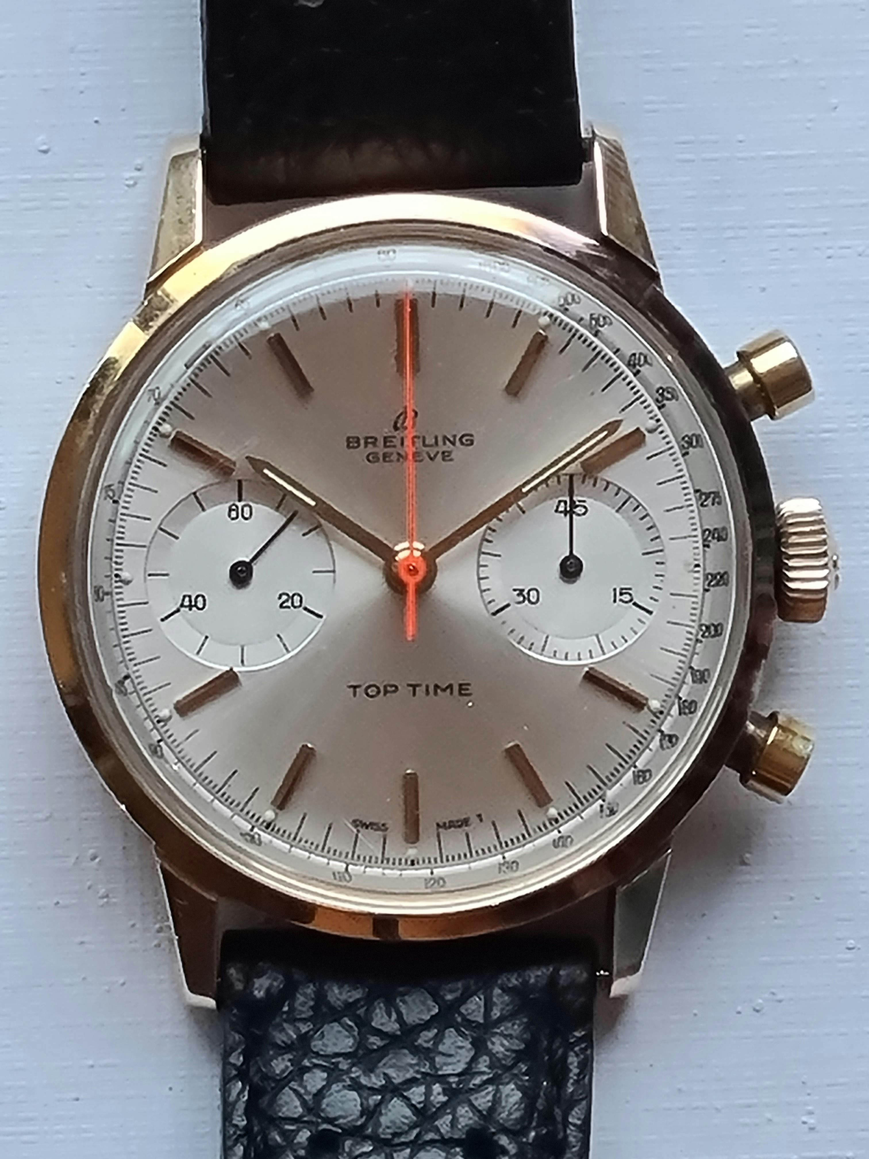 A vintage Breitling Top Time from the 1960s