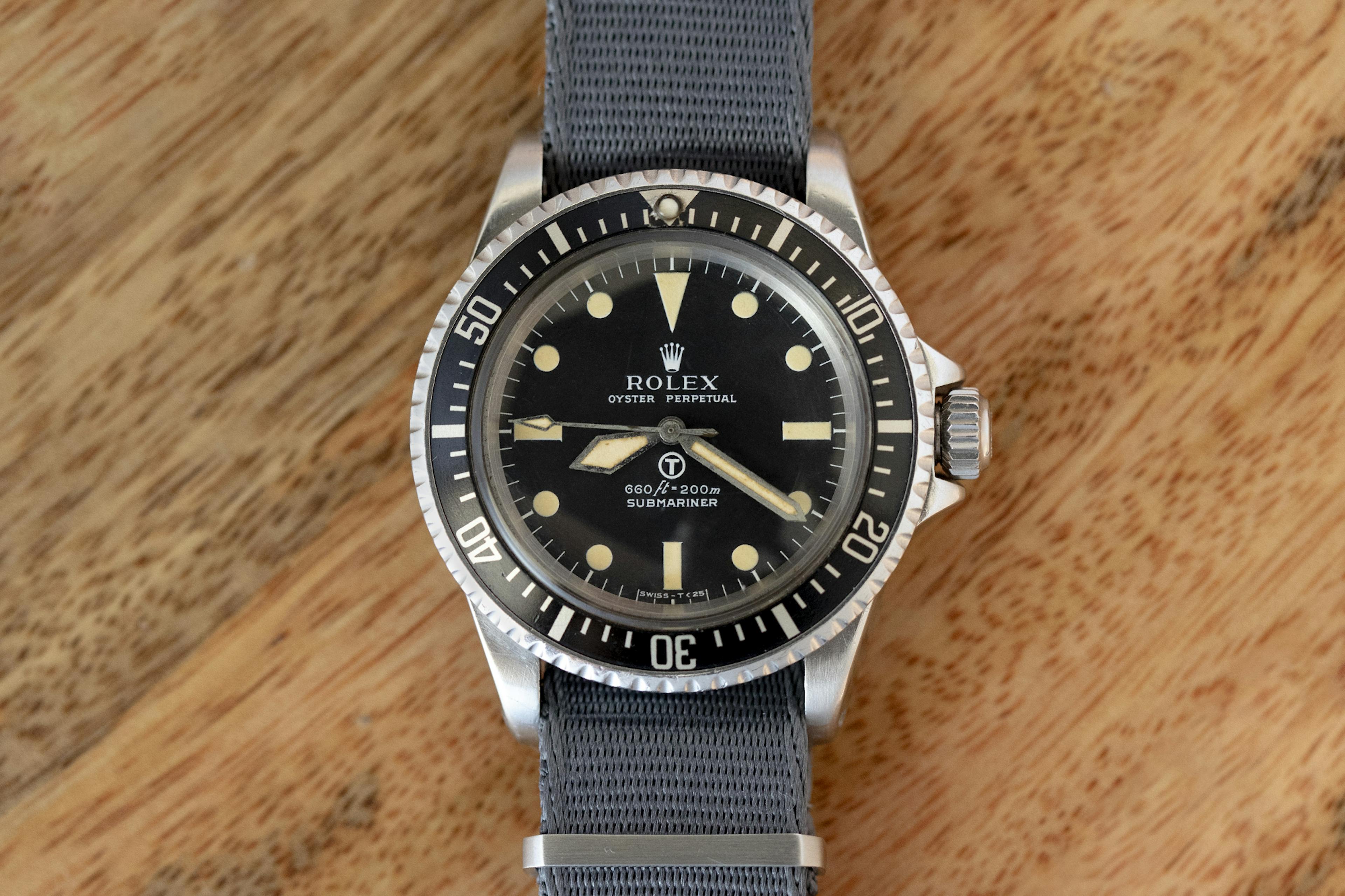 A Rolex Submariner Reference 5513 Issued to the Royal Navy Divers