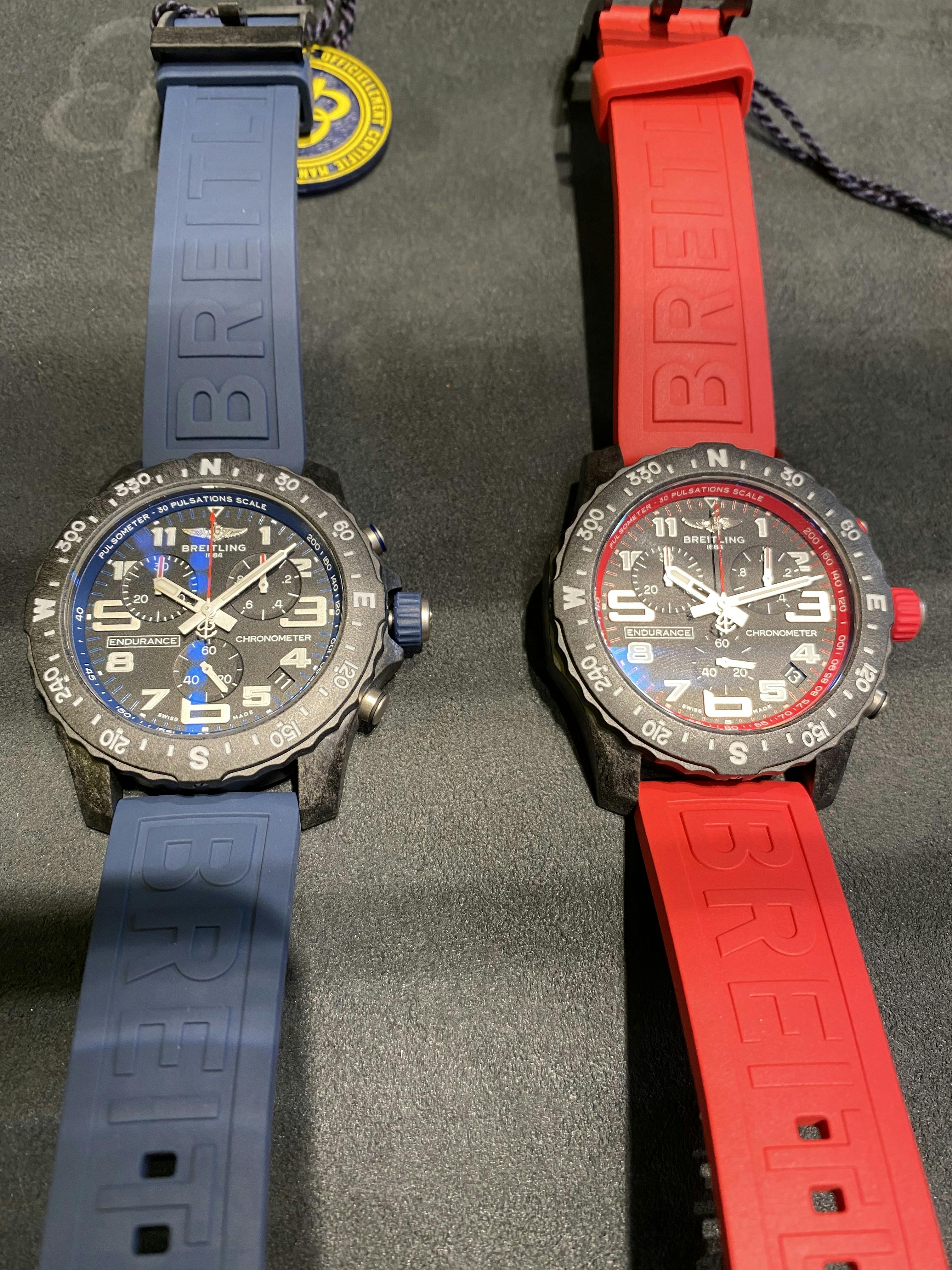 2 Breitling being compared