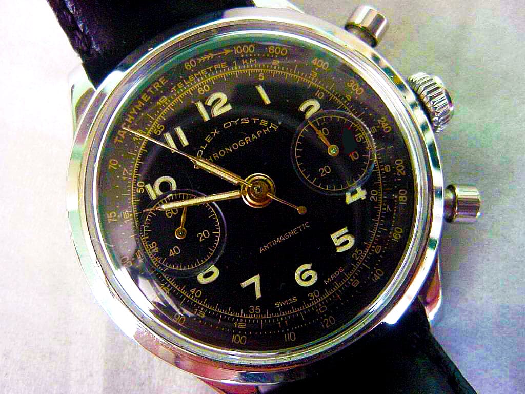 The Rolex Ref. 3525 Oyster Chronograph bough by Corporal Clive Nutting while a Prisoner of War in Stalag Luft III