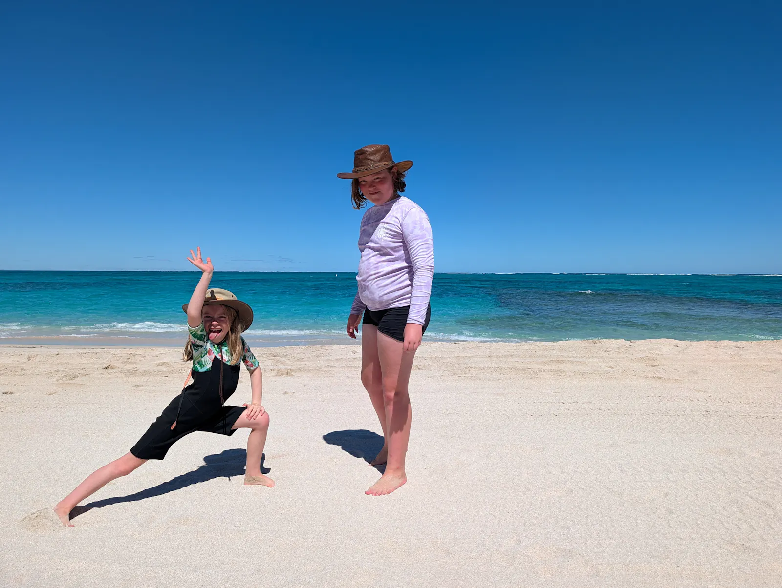 We got both girls in and snorkeling among the reefs - its really special being able to swim alongside amazing fish while holding hands with your kid ❤️. 