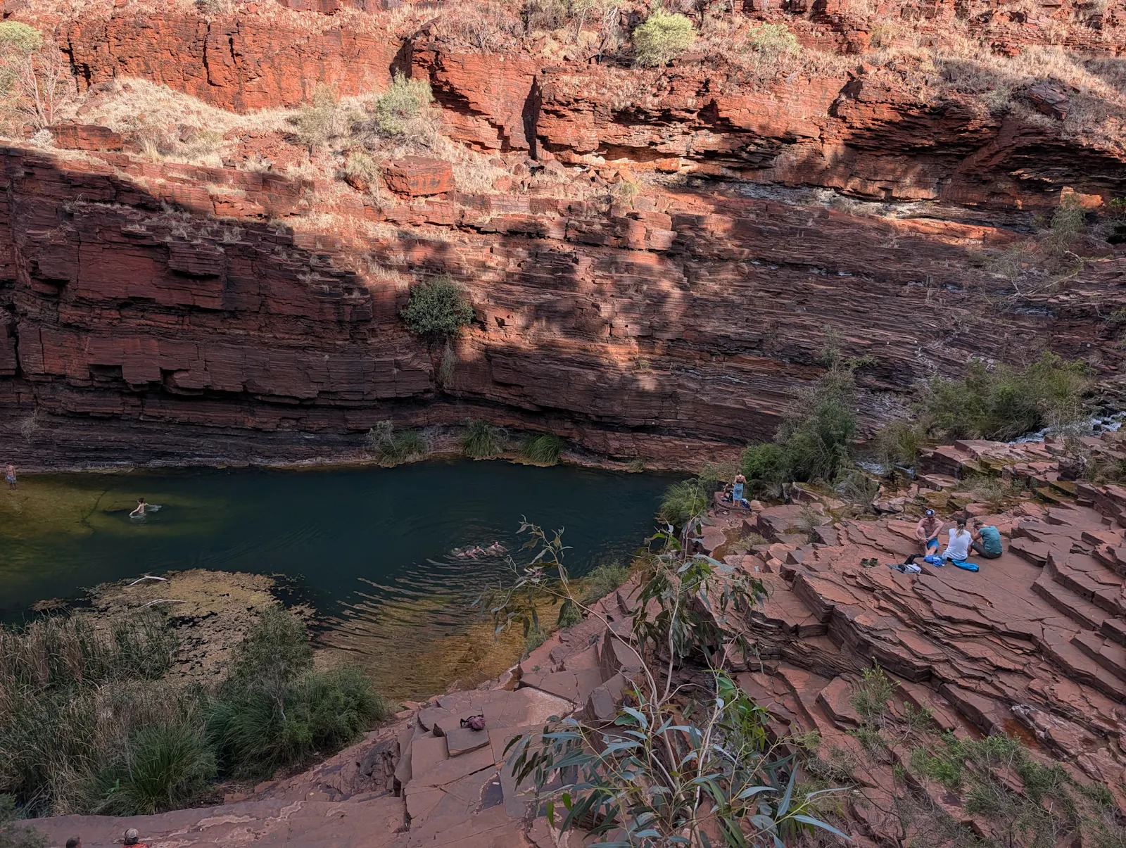 The part of Jubura known as Fortescue Falls.