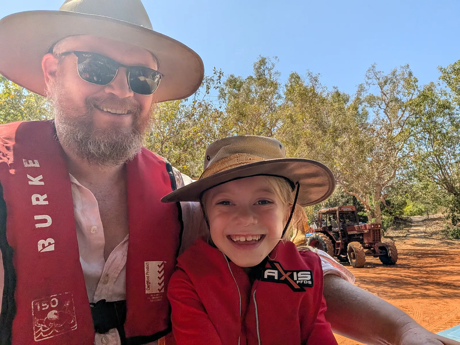 Bob was particularly excited to get to experience being transported in an amphibious boat!!