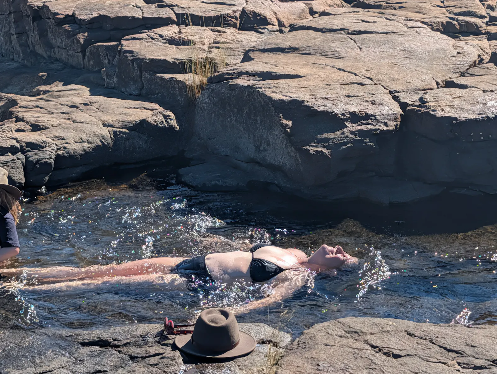 I managed to find myself the perfect little niche where I could lodge myself in amongst some shallow but fast moving rapids, and it was like the most amazing outdoor spa experience anyone could imagine. I felt incredibly hashtag blessed to have such an amazing experience.