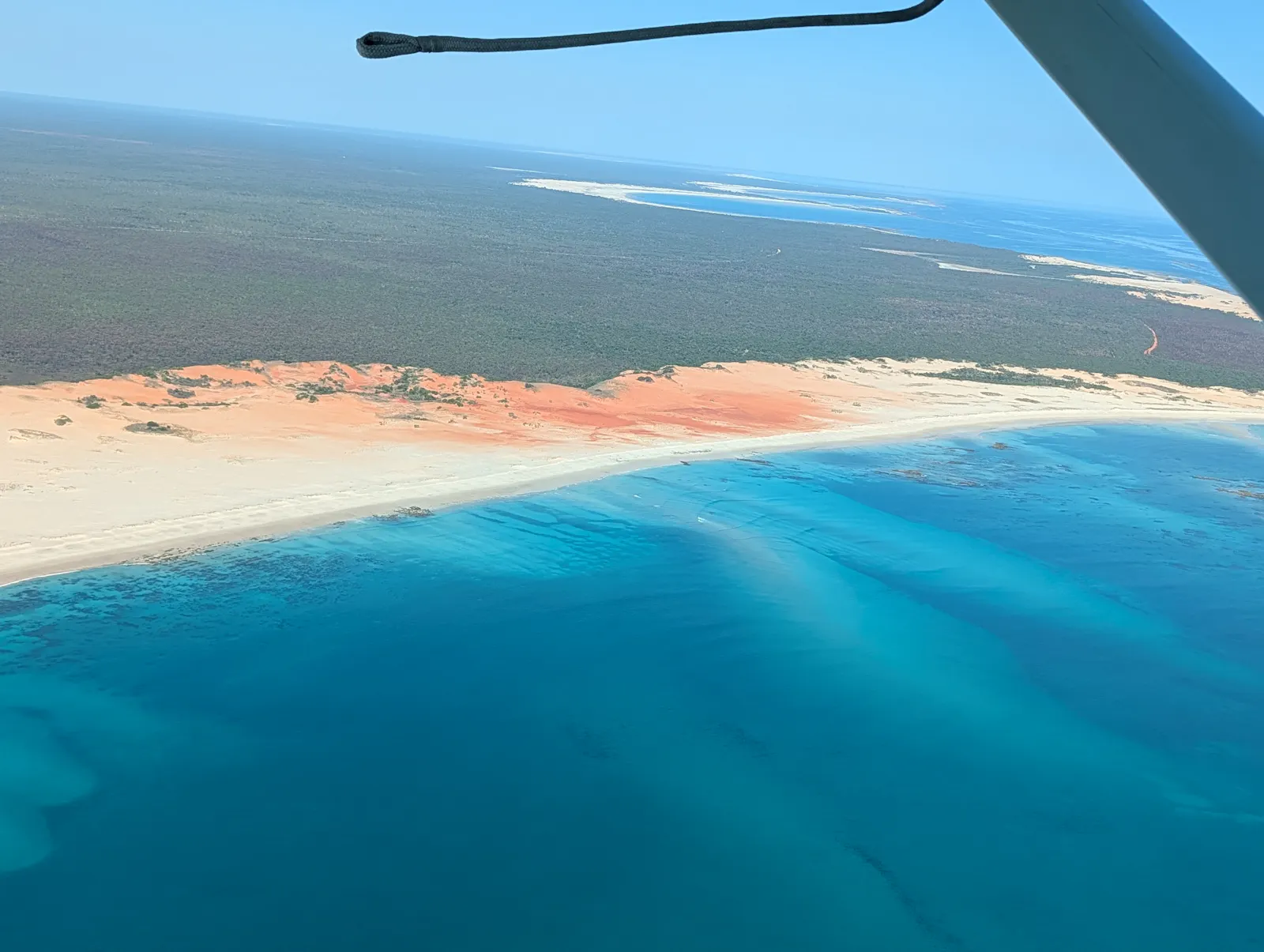 Once we got to the top of Dampier Peninsula we started to see the amazing combination of red dirt, white sand and crystal blue water that the area is so famous for.  