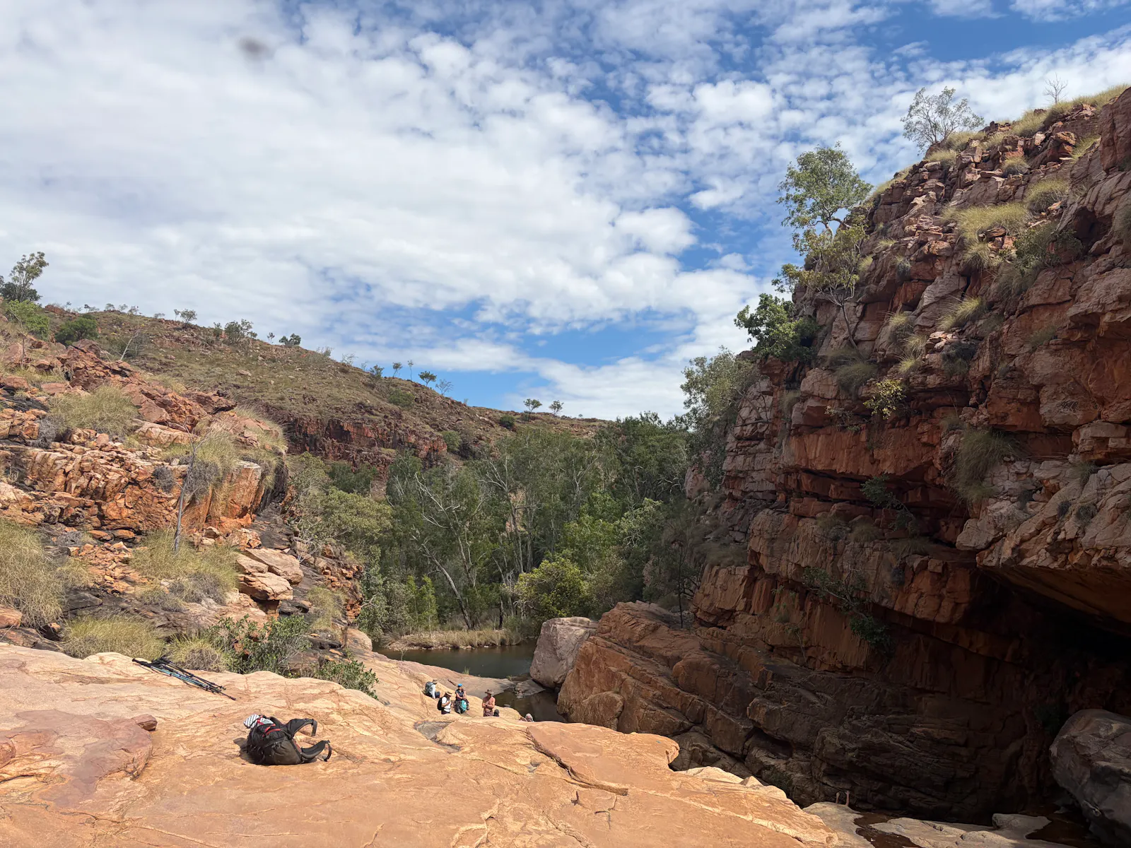 and then, finally, some seriously intense climbing (especially for the kids) to make it to the new heights...